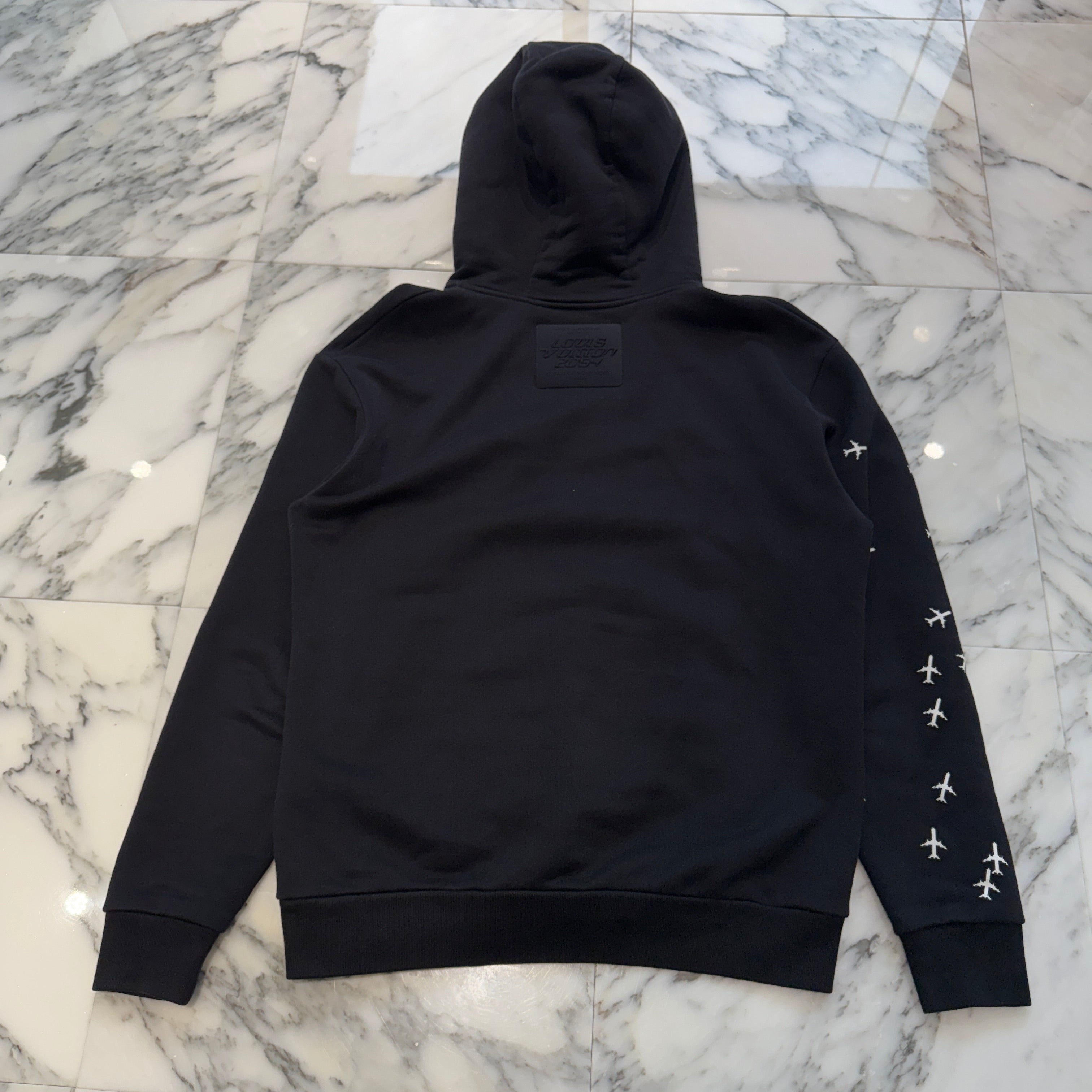 LOUIS VUITTON 2020SS Plane Printed Hoodie HIY43W Size S ルイヴィトン プレーン プリンテッド フーディー サイズS