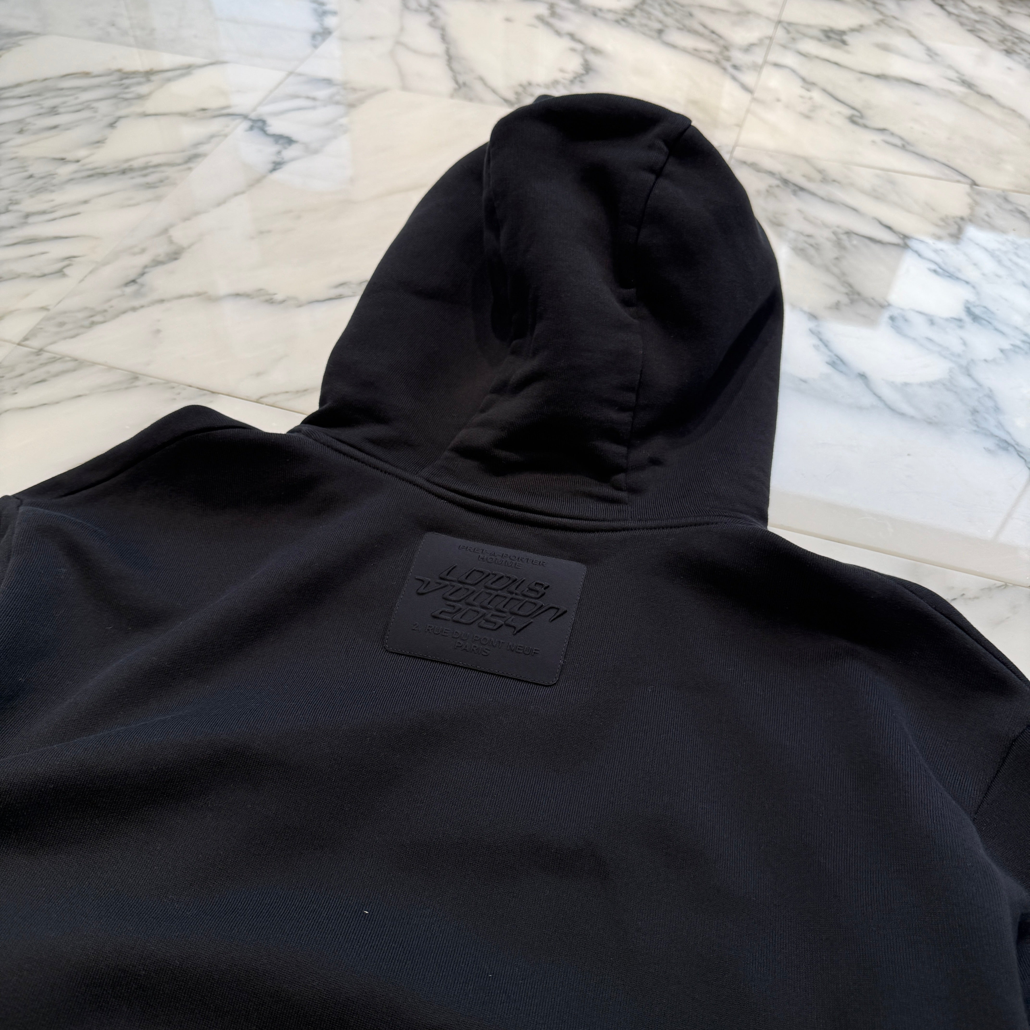 LOUIS VUITTON 2020SS Plane Printed Hoodie HIY43W Size S ルイヴィトン プレーン プリンテッド フーディー サイズS