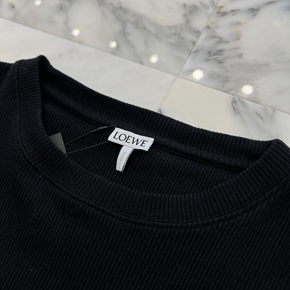 LOEWE 2025AW Anagram Logo Embroidered Oversized Long Sleeve Tee H526Y22XAY Size XS ロエベ アナグラムロゴ刺繍 オーバーサイズ ロングスリーブ Tシャツ サイズXS