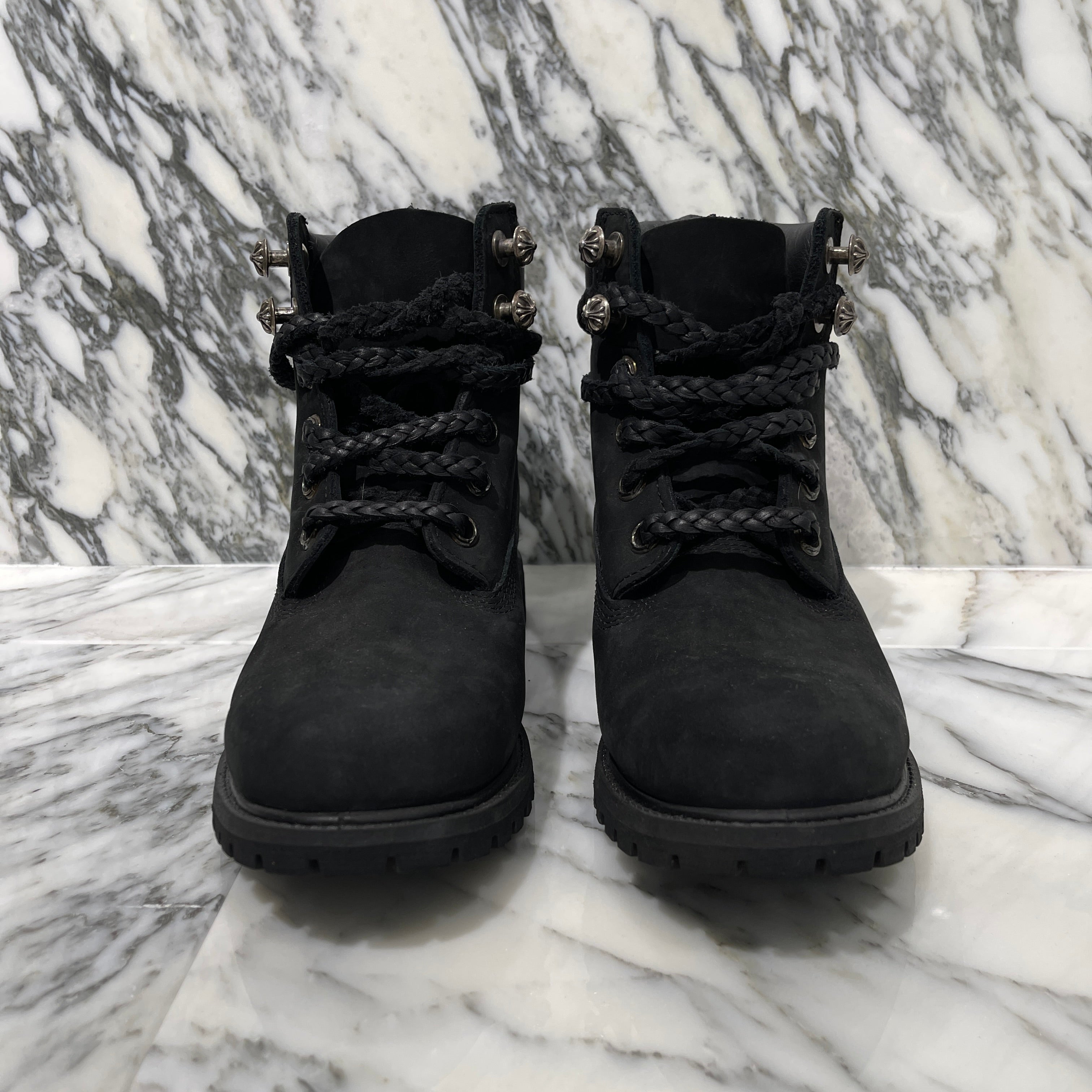 CHROME HEARTS × Timberland 6INCH Nubuck Leather Work Boots Size 8M（26cm）クロムハーツ × ティンバーランド 6インチ ヌバックレザー ワークブーツ サイズ8M（26cm）