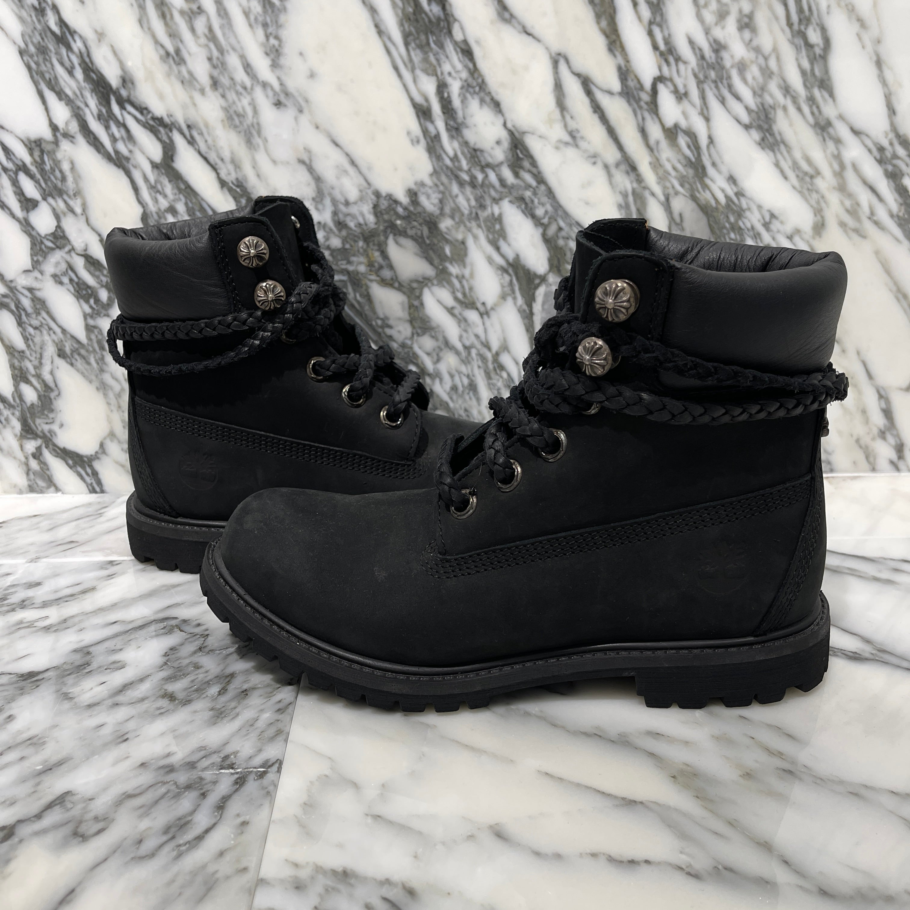 CHROME HEARTS × Timberland 6INCH Nubuck Leather Work Boots Size 8M（26cm）クロムハーツ × ティンバーランド 6インチ ヌバックレザー ワークブーツ サイズ8M（26cm）