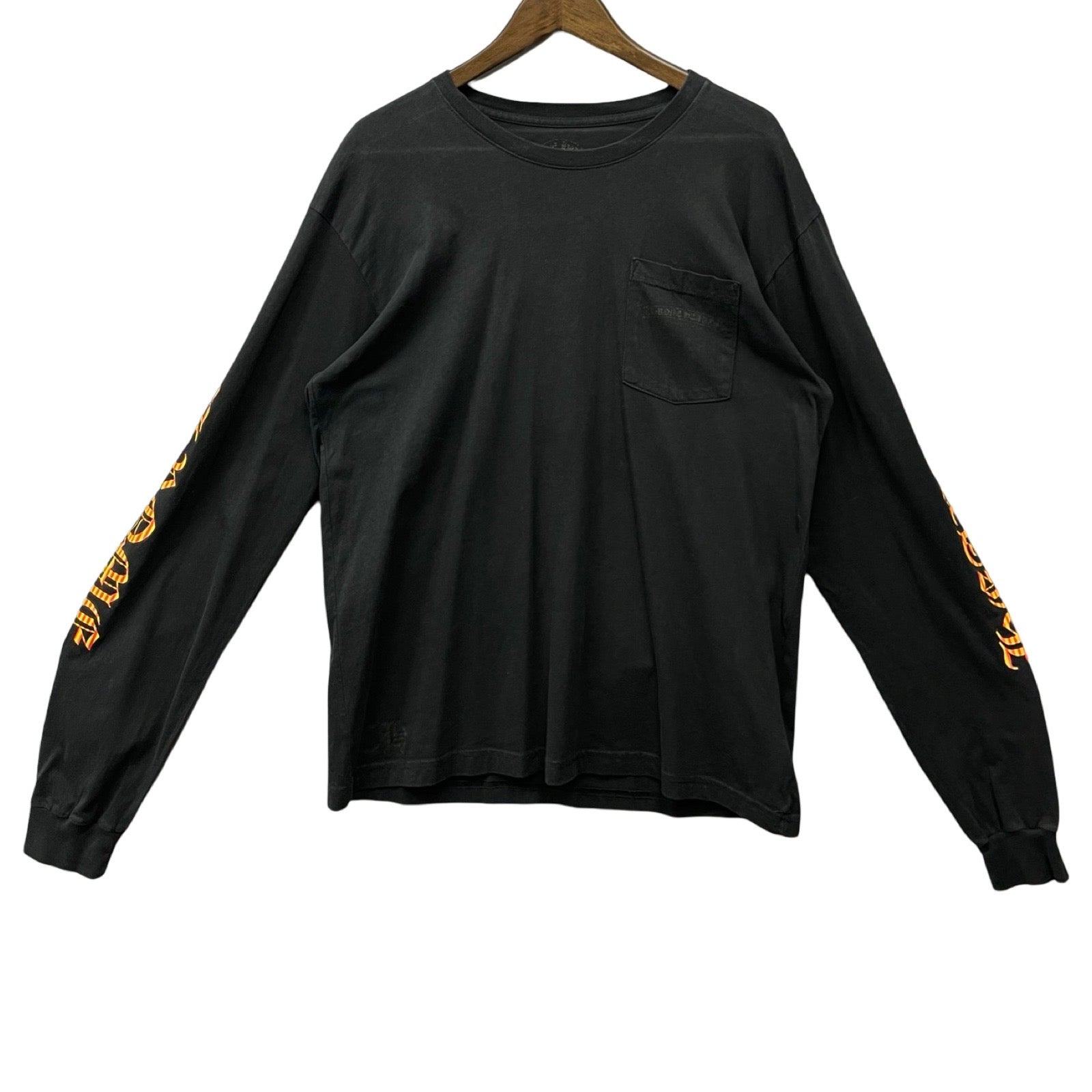 CHROME HEARTS Striped Dagger Long Sleeve Tee Size L