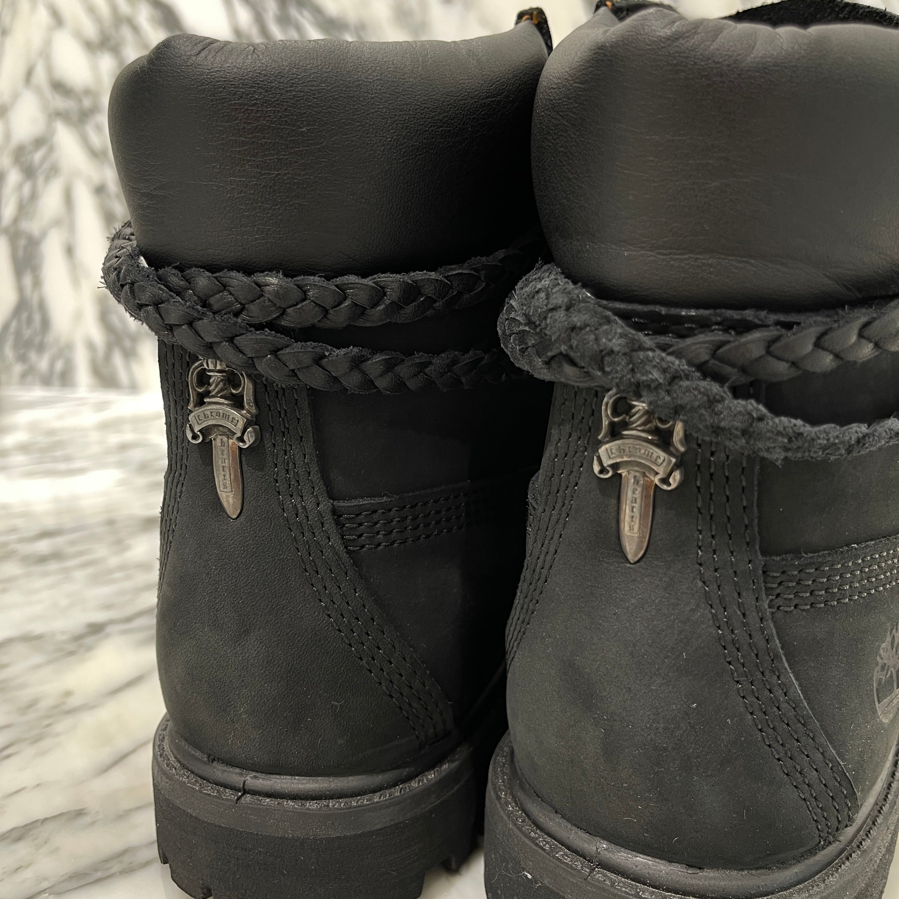 CHROME HEARTS × Timberland 6INCH Nubuck Leather Work Boots Size 8M（26cm）クロムハーツ × ティンバーランド 6インチ ヌバックレザー ワークブーツ サイズ8M（26cm）