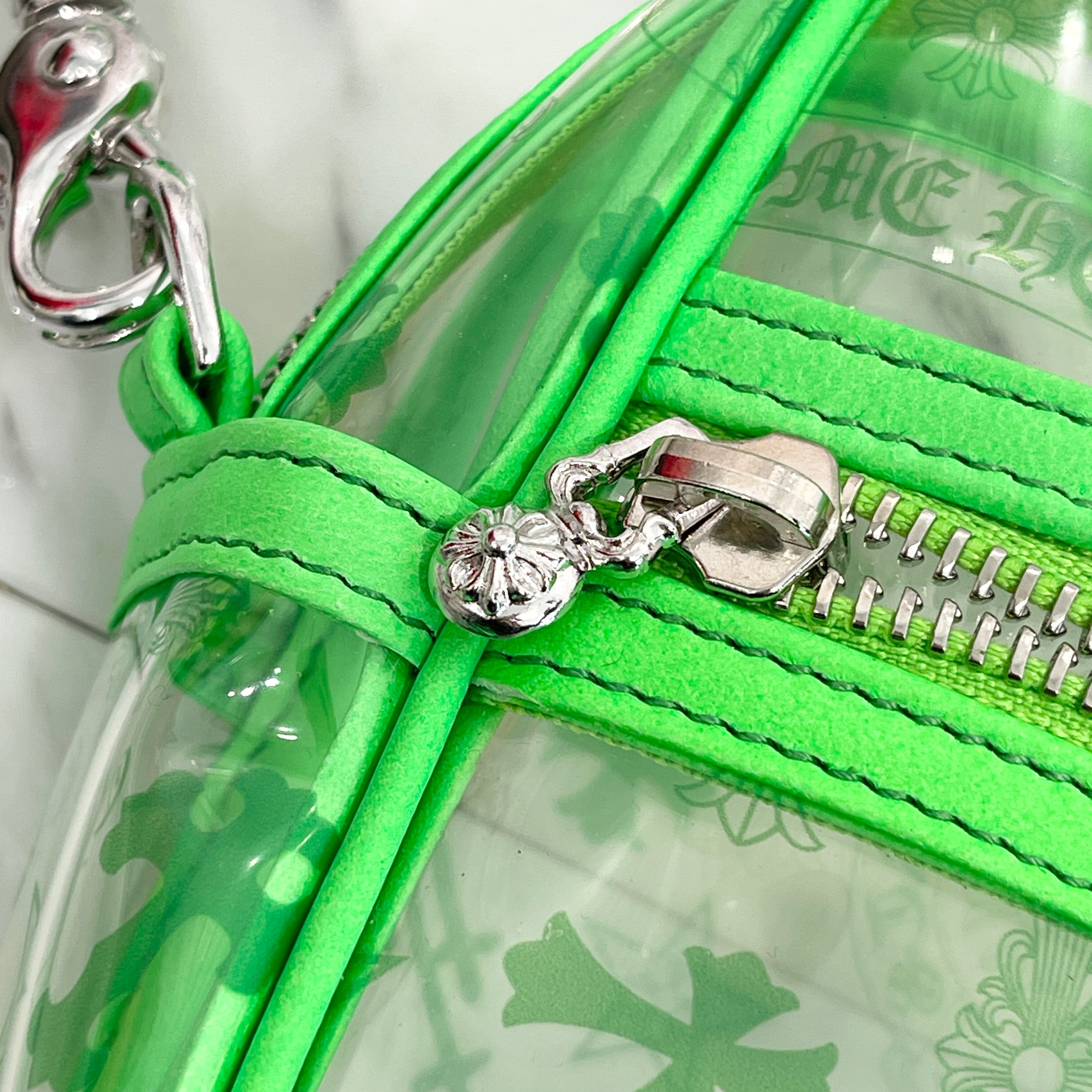 CHROME HEARTS TAKAMINI PVC 3 Cemetery Cross Patch Leather Shoulder Bag クロムハーツ タカミニ PVC 3セメタリークロスパッチ レザーショルダーバッグ