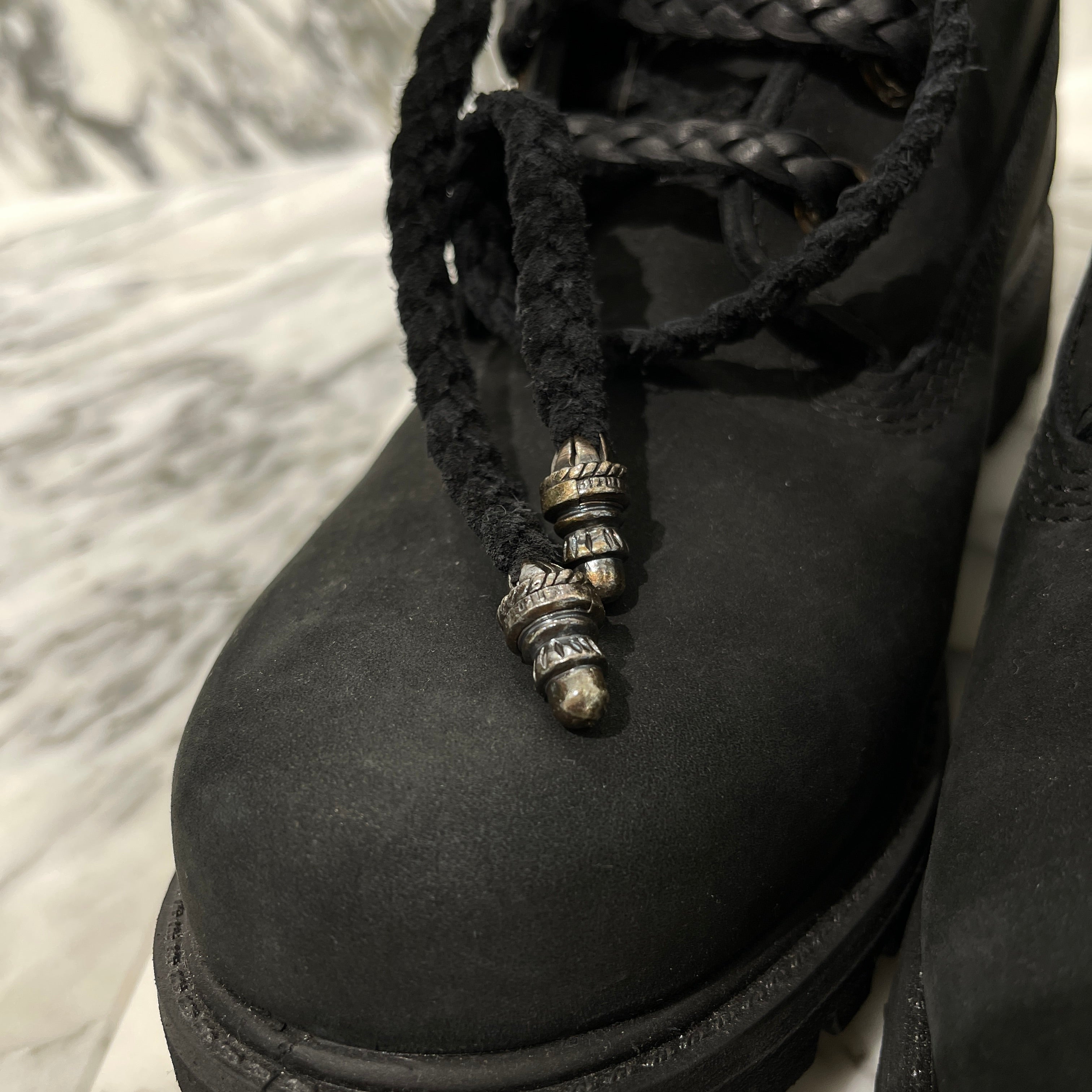 CHROME HEARTS × Timberland 6INCH Nubuck Leather Work Boots