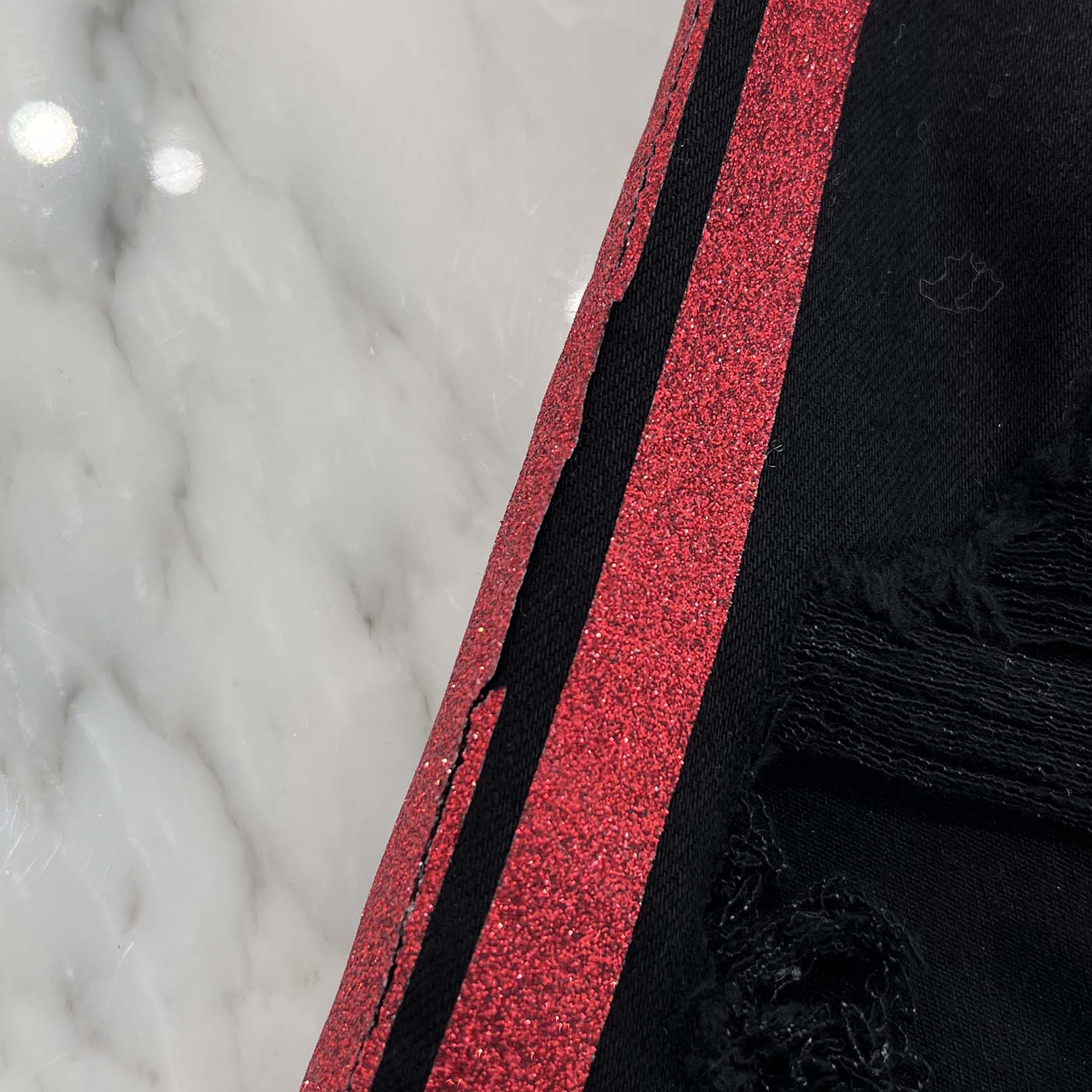 AMIRI Glitter Sideline Distressed Pants Size 31 アミリ グリッターサイドラインダメージパンツ サイズ31