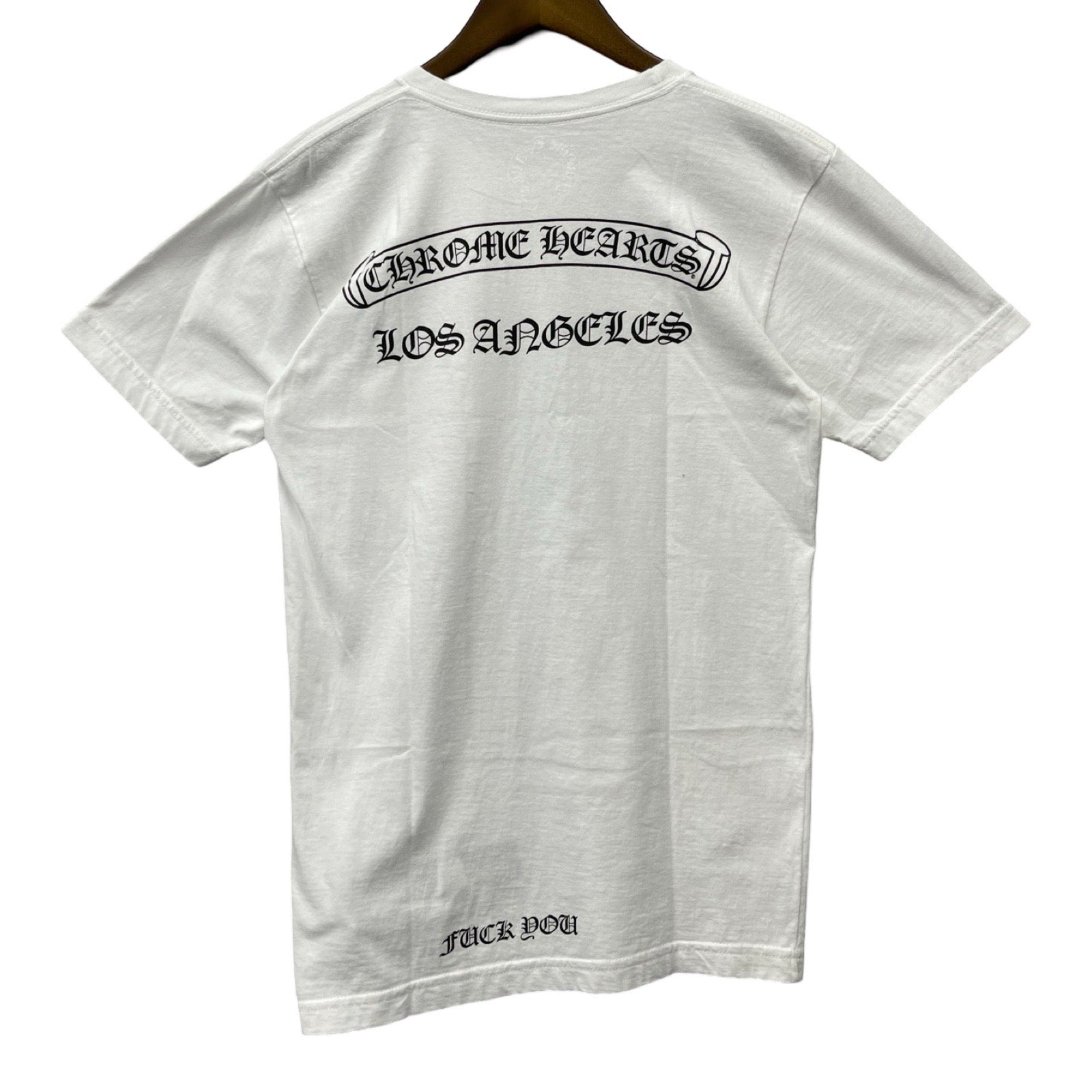 CHROME HEARTS Los Angeles Scroll Label Logo Tee Size S