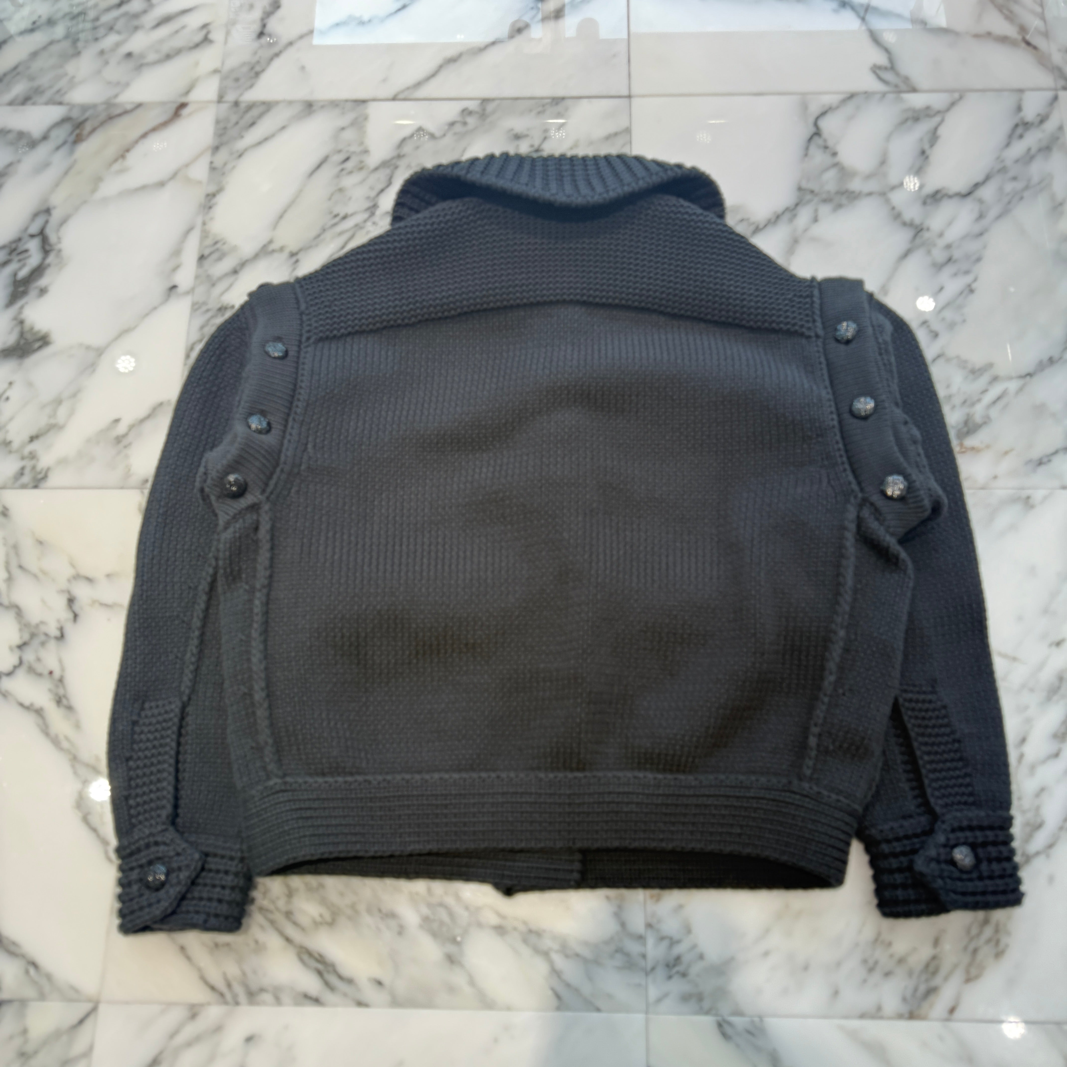 CHANEL 2025AW Camelia Button Knit Jacket P79984K11530 Size 38 シャネル カメリアボタン ニットジャケット サイズ38