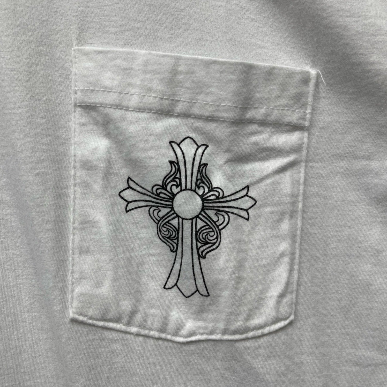 CHROME HEARTS Los Angeles Scroll Label Logo Tee Size S