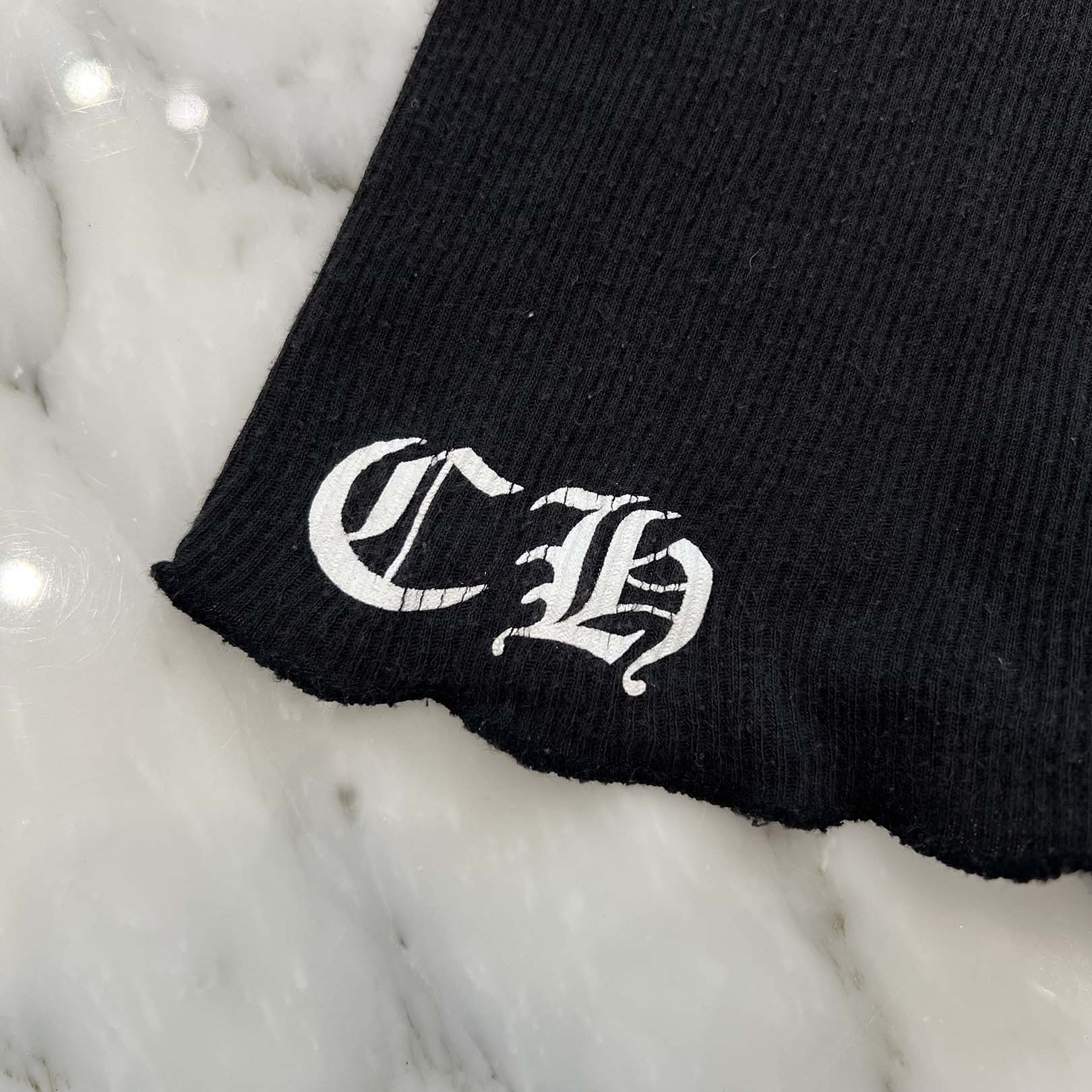 CHROME HEARTS × The Rolling Stones Lip And Tongue Horseshoe Lib Tank Top クロムハーツ × ローリングストーンズ リップアンドタン ホースシュー リブ タンクトップ