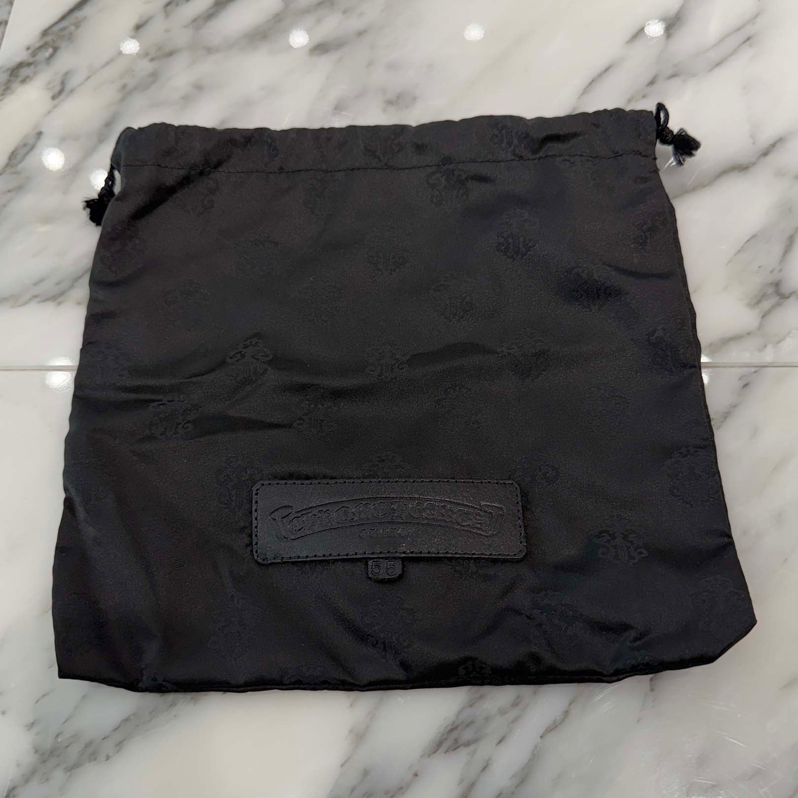 CHROME HEARTS Square Pocket 3 Cemetery Cross Leather Patch Shoulder Bag クロムハーツ スクエアポケット 3セメタリークロス レザーパッチ ショルダーバッグ