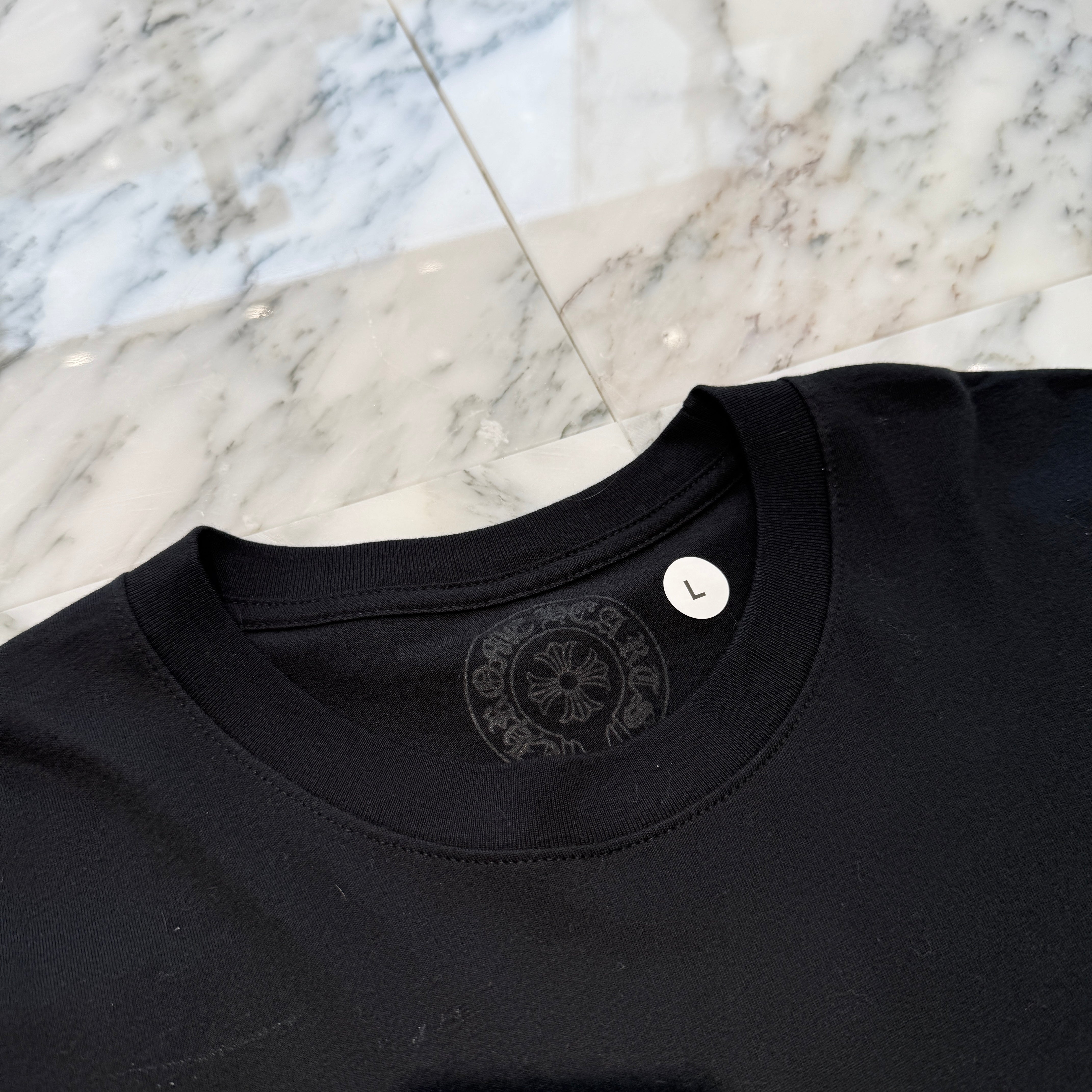 CHROME HEARTS American Flag Vine Dagger Horseshoe Long Sleeve Tee Size L クロムハーツ アメリカンフラッグ ヴァインダガーホースシュー ロングスリーブTシャツ サイズL