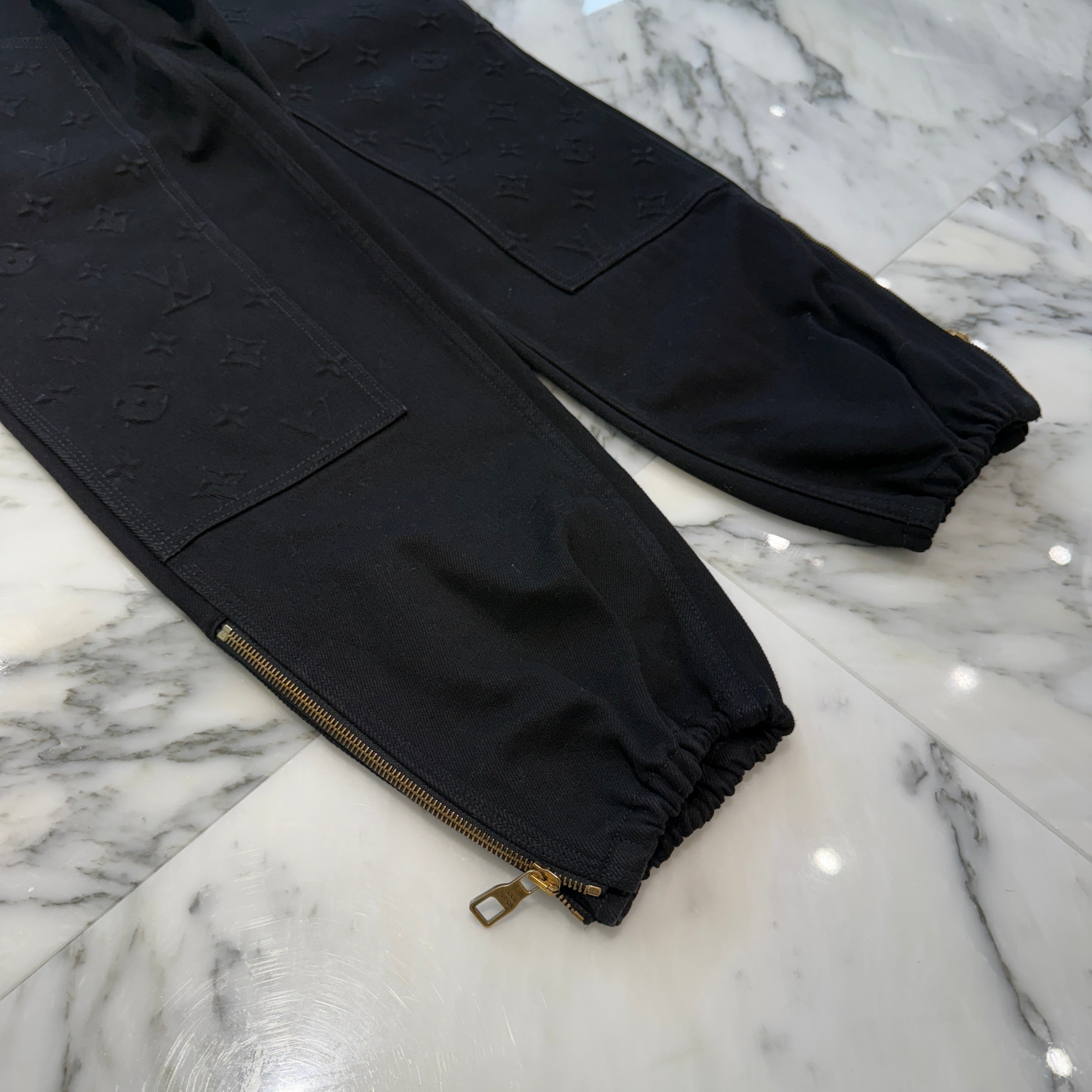 LOUIS VUITTON 2022AW Monogram Detail Carpenter Denim Pants HND10W Size 28 ルイヴィトン モノグラムディテール カーペンター デニムパンツ サイズ28