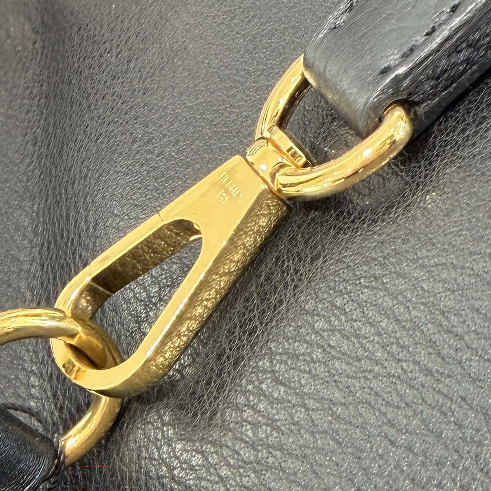 HERMES Evelyn Amazon TPM "Noir" K刻印 エルメス エブリン アマゾン TPM "ノワール" レザーショルダーバッグ K刻印