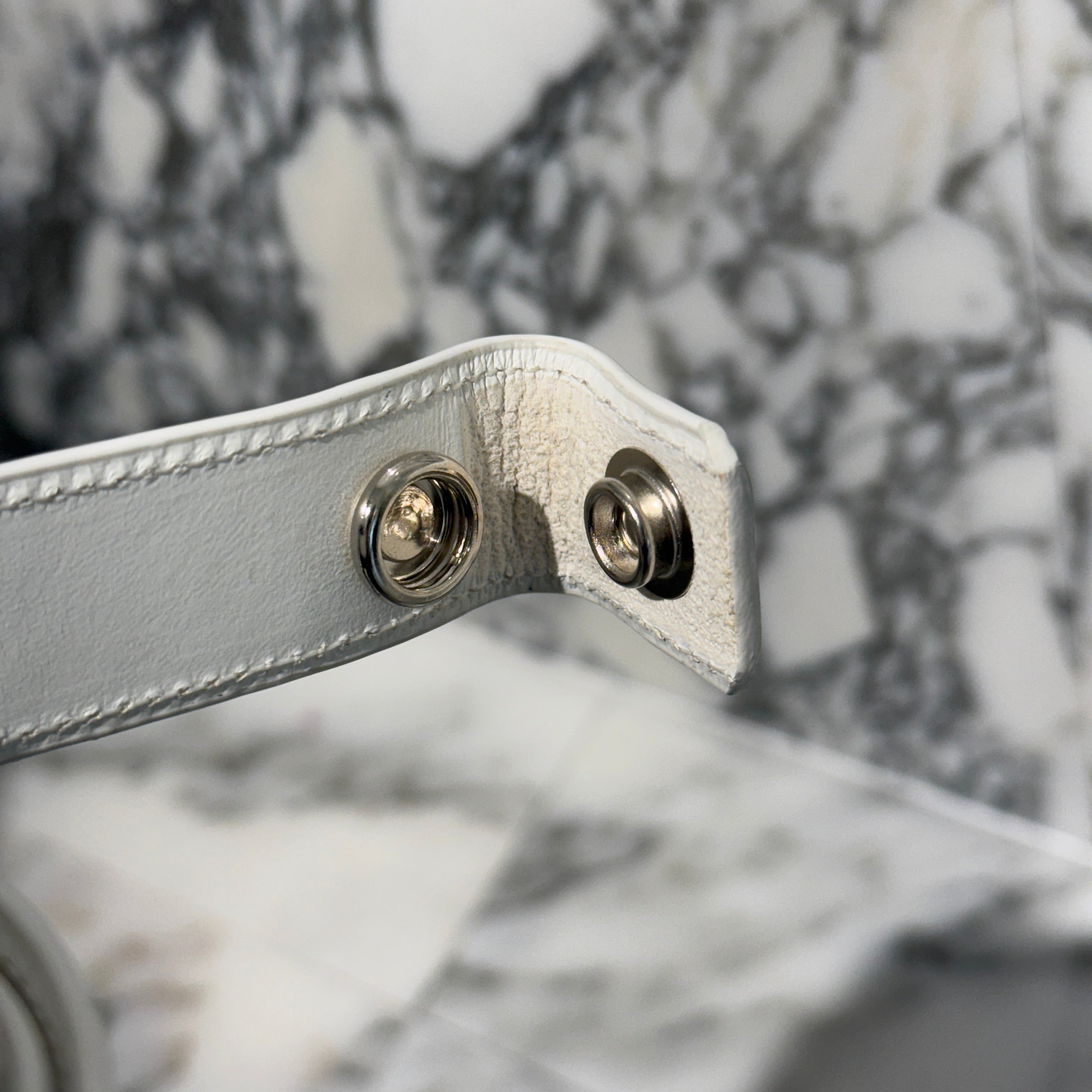 CHROME HEARTS Scroll White Strap Leather Belt Size32 クロムハーツ スクロール ホワイト ストラップ レザー ベルト サイズ32