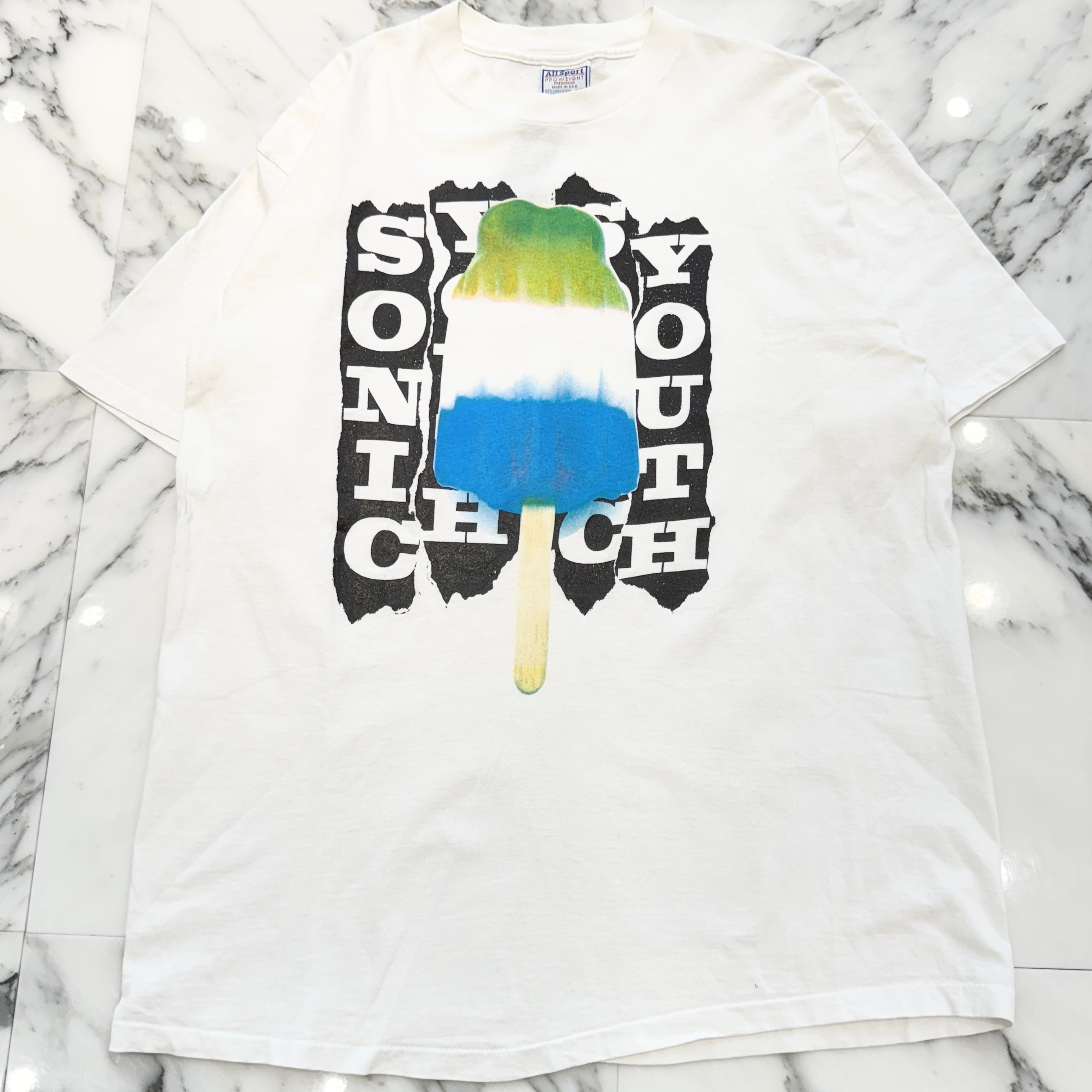 Vintage 90's SONIC YOUTH Bomb Pop 1992 S/S Tee Size XL 90's ソニックユース ボムポップ 1992 Tシャツ サイズXL