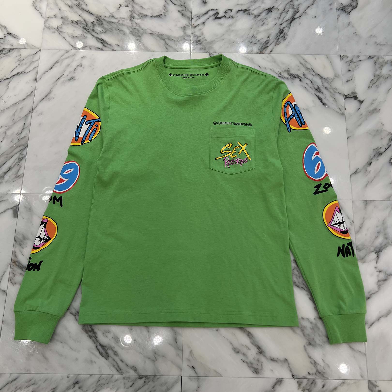 CHROME HEARTS × MATTY BOY 2021AW PPO SEXRCD Long Sleeve Tee CHROME HEARTS × MATTY BOY 2021AW PPO SEXRCD Long Sleeve Tee