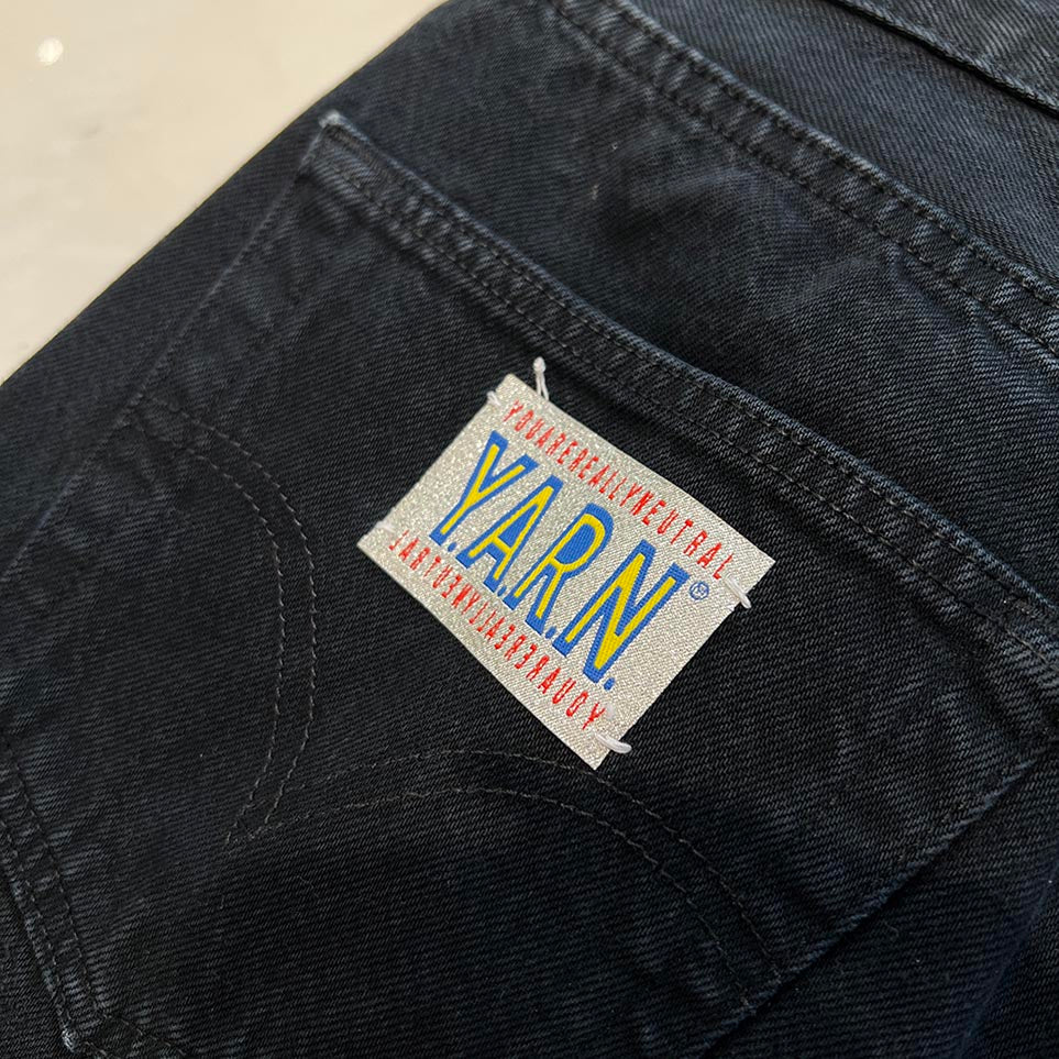 Y.A.R.N × mementos Levi's 501 Body Knit Scull Denim Pants Size W36×L32 ヤーン × メメントス リーバイス 501 ボディ ニットスカル デニムパンツ サイズ W36×L32