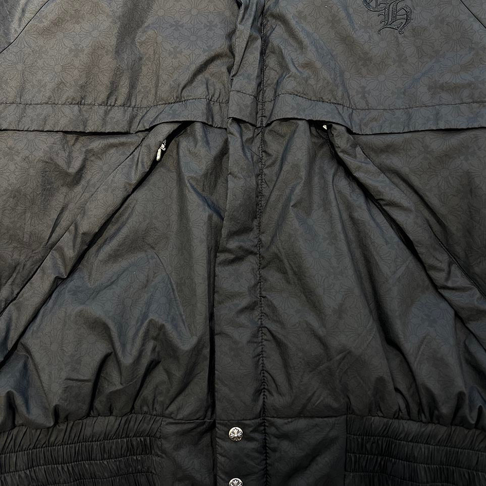 CHROME HEARTS CH Logo Embroidery U Match Point Nylon Jacket Size L クロムハーツ CHロゴ刺繍 Uマッチポイント ナイロンジャケット サイズL