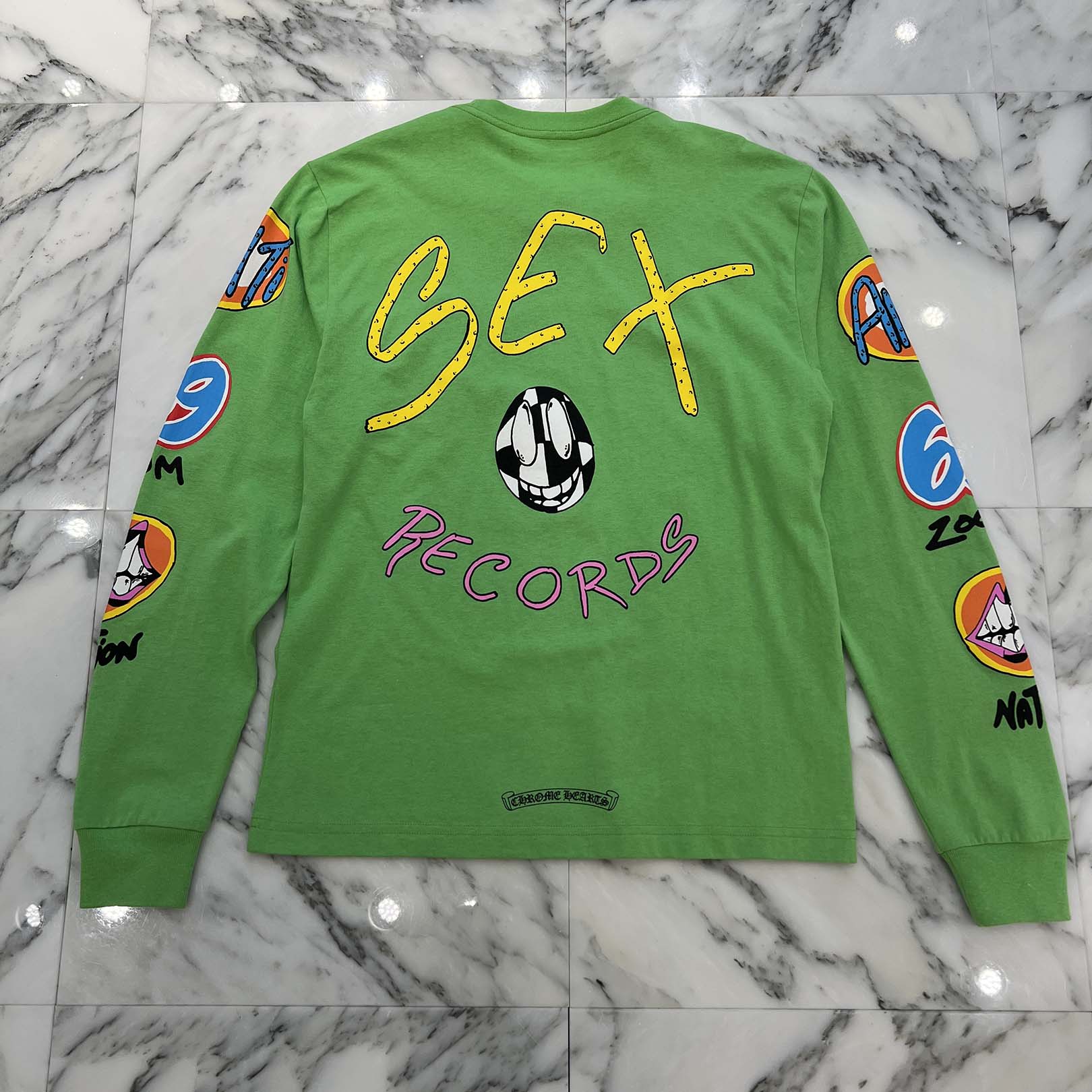 CHROME HEARTS × MATTY BOY 2021AW PPO SEXRCD Long Sleeve Tee Size S クロムハーツ × マッティボーイ PPO セックスレコード ロングスリーブ Tシャツ サイズS