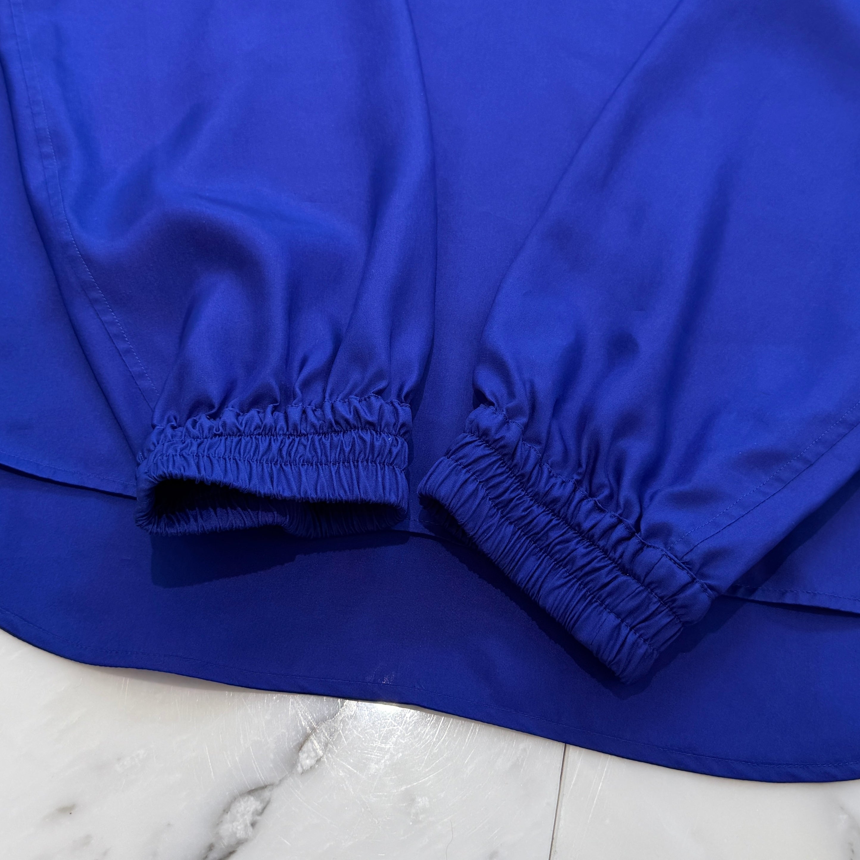 LOUIS VUITTON 2022SS Half Zip Silk Blouson HMS77W Size L ルイヴィトン ハーフジップ シルクブルゾン サイズL