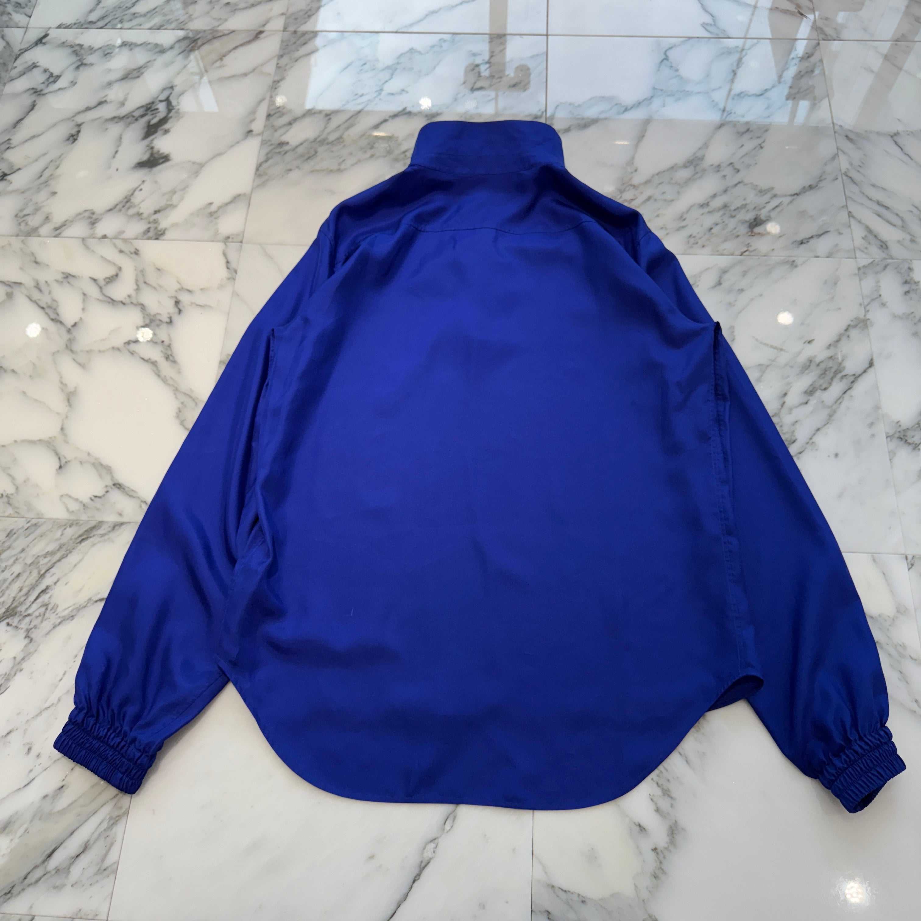 LOUIS VUITTON 2022SS Half Zip Silk Blouson HMS77W Size L ルイヴィトン ハーフジップ シルクブルゾン サイズL