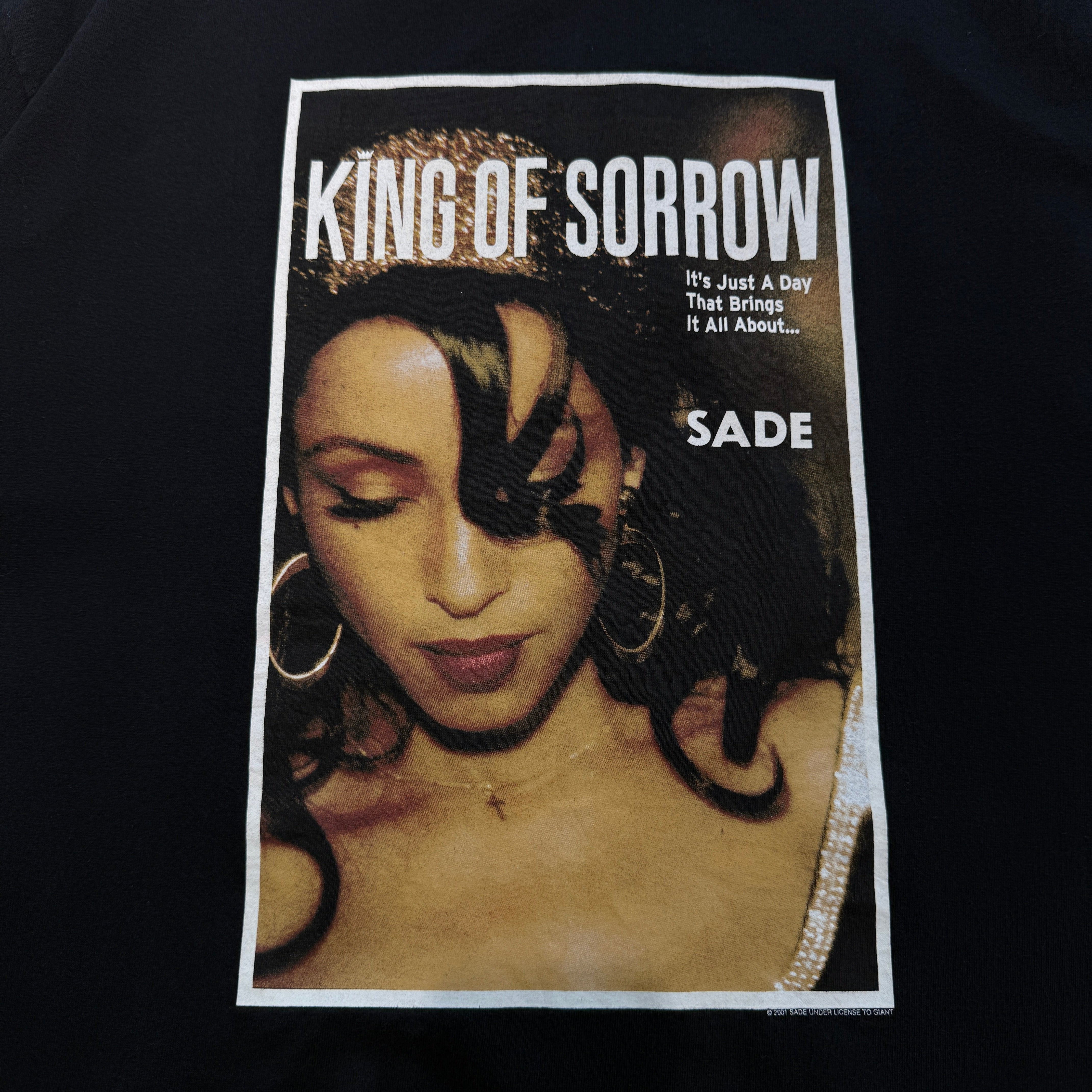 SADE シャーデー tシャツ 両面 USA製 XL キングオブソロー▲ Sade - King of sorrow シャーデー tシャツ 黒 XL - メルカリ