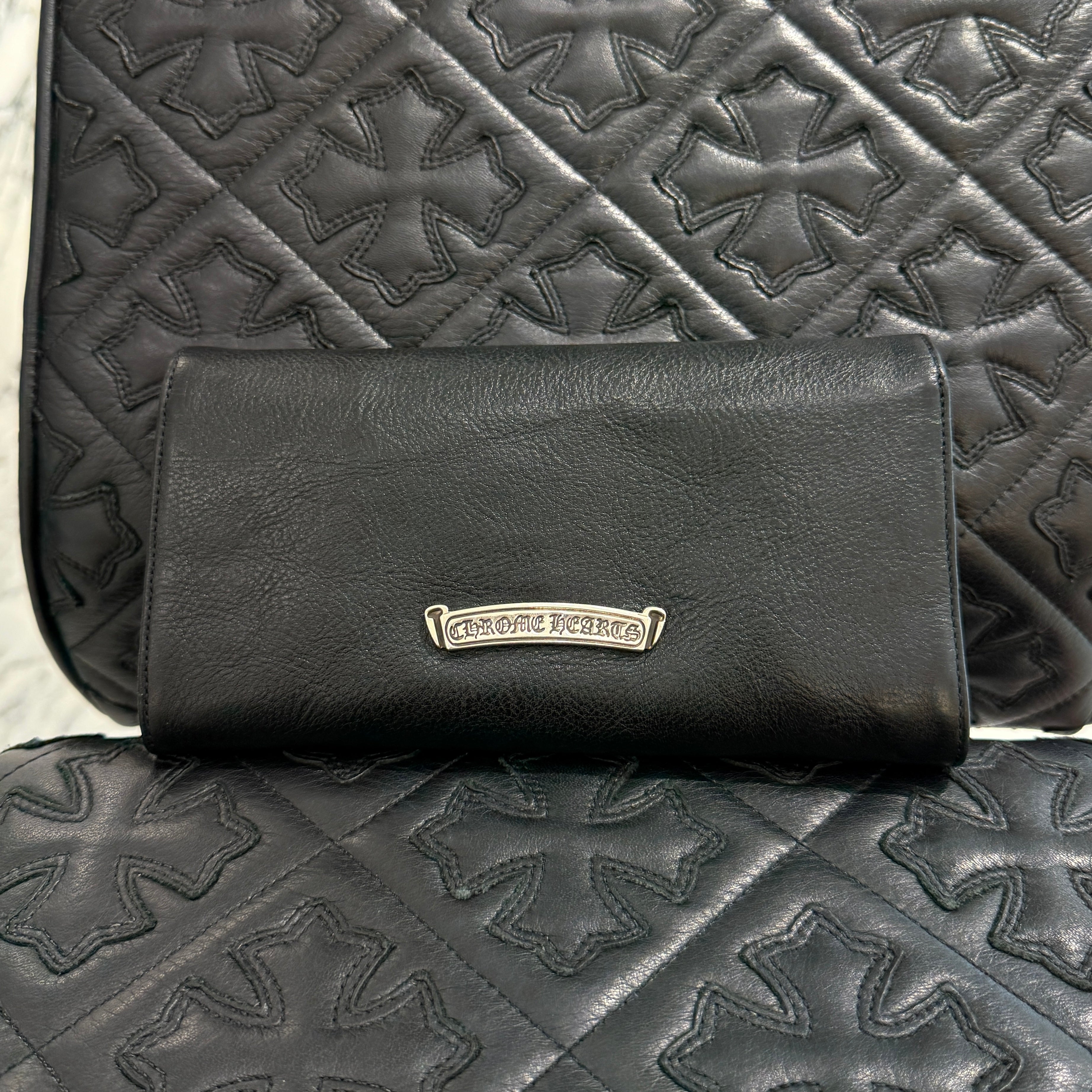 CHROME HEARTS Judy Cross Ball Long Wallet クロムハーツ ジュディ クロスボール ロングウォレット