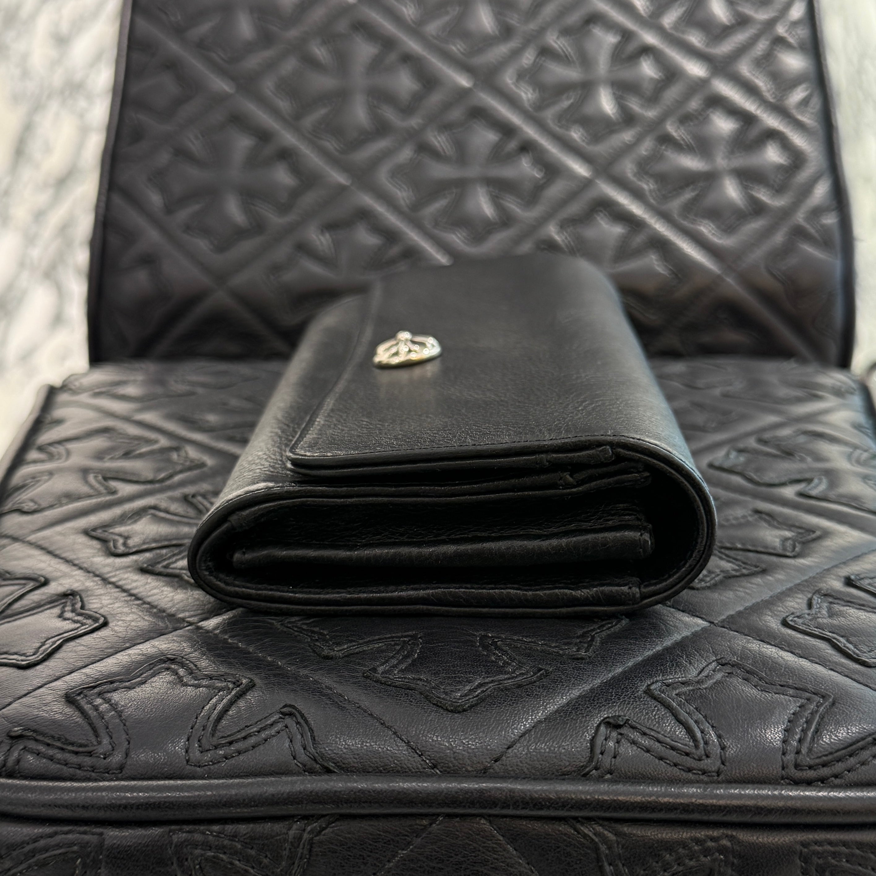 CHROME HEARTS Judy Cross Ball Long Wallet クロムハーツ ジュディ クロスボール ロングウォレット