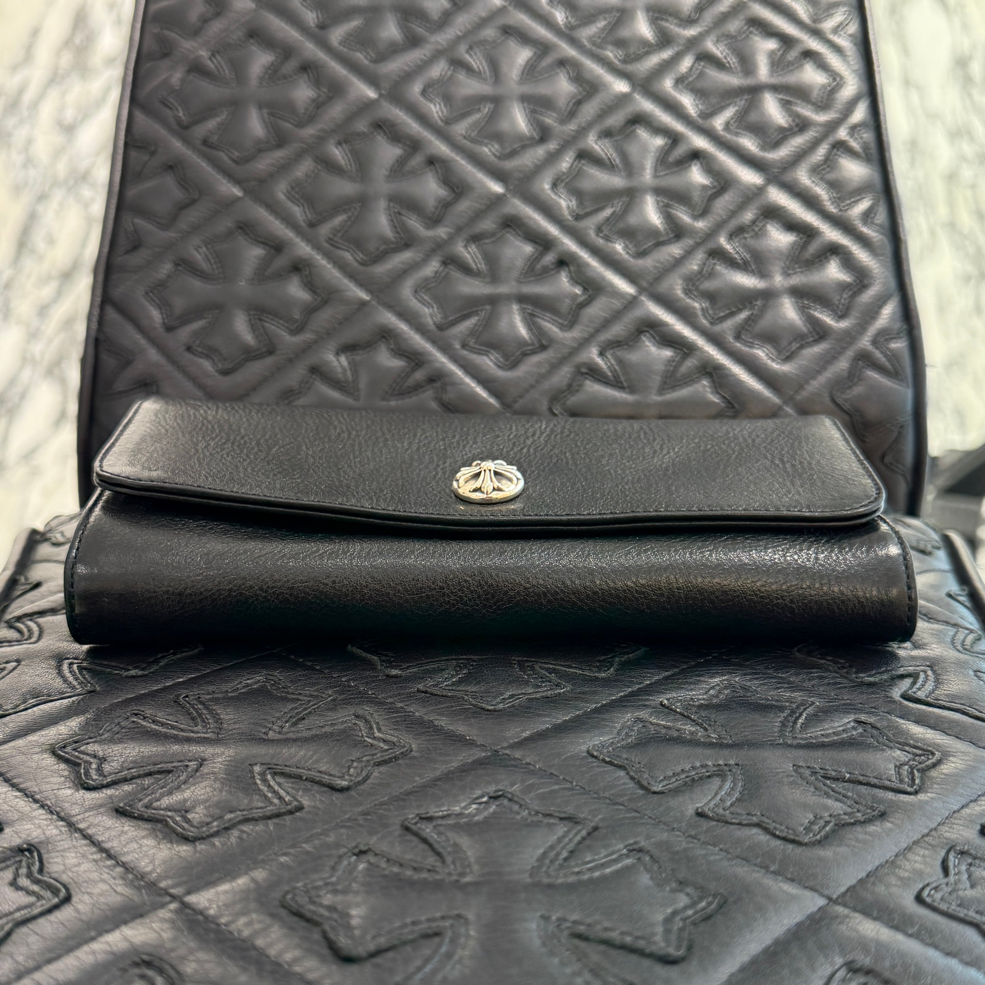 CHROME HEARTS Judy Cross Ball Long Wallet クロムハーツ ジュディ クロスボール ロングウォレット