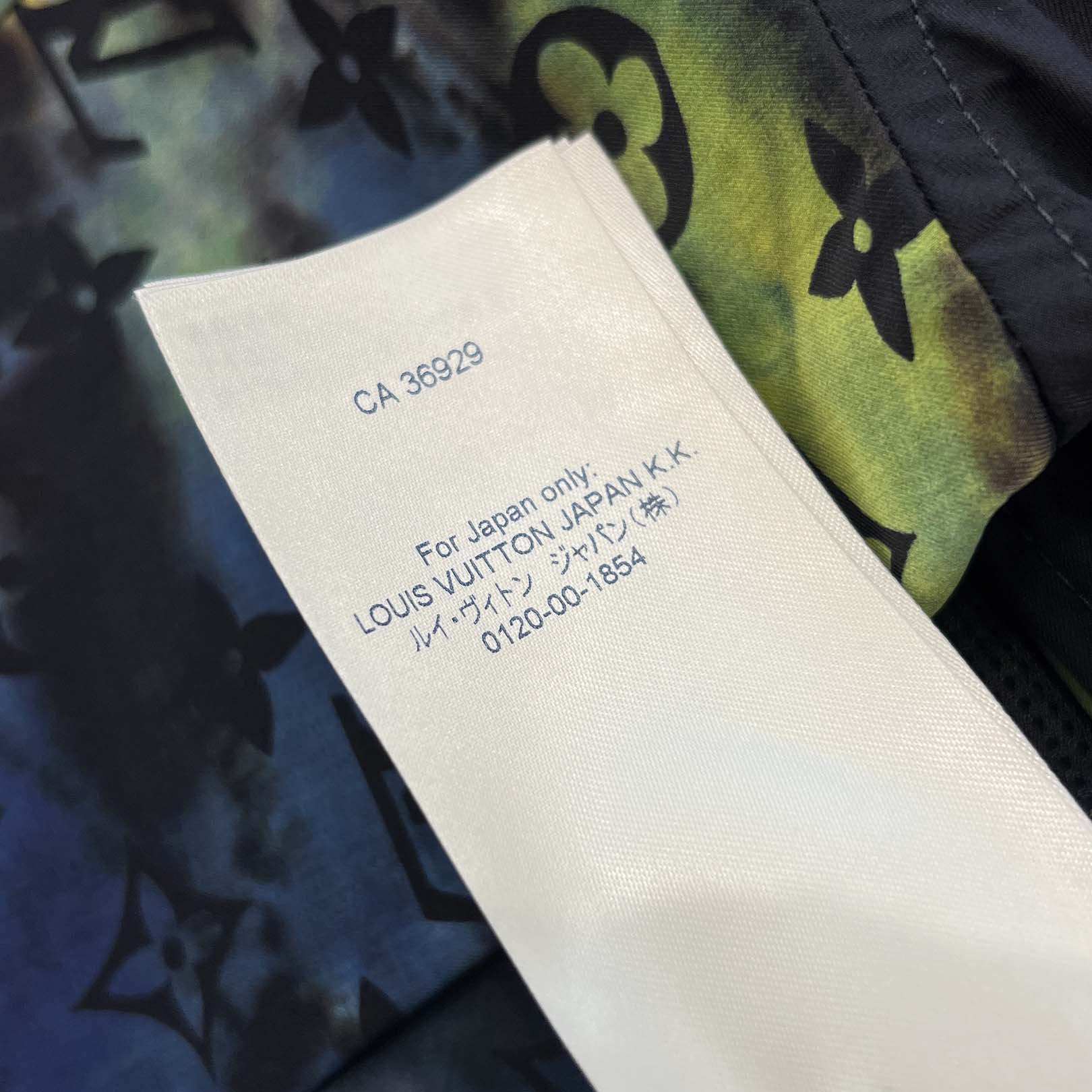 LOUIS VUITTON 2021AW Monogram Tie Dye Technical Blouson Jacket 1A99T7 Size 54 ルイヴィトン モノグラム タイダイ テクニカル ブルゾンジャケット サイズ54