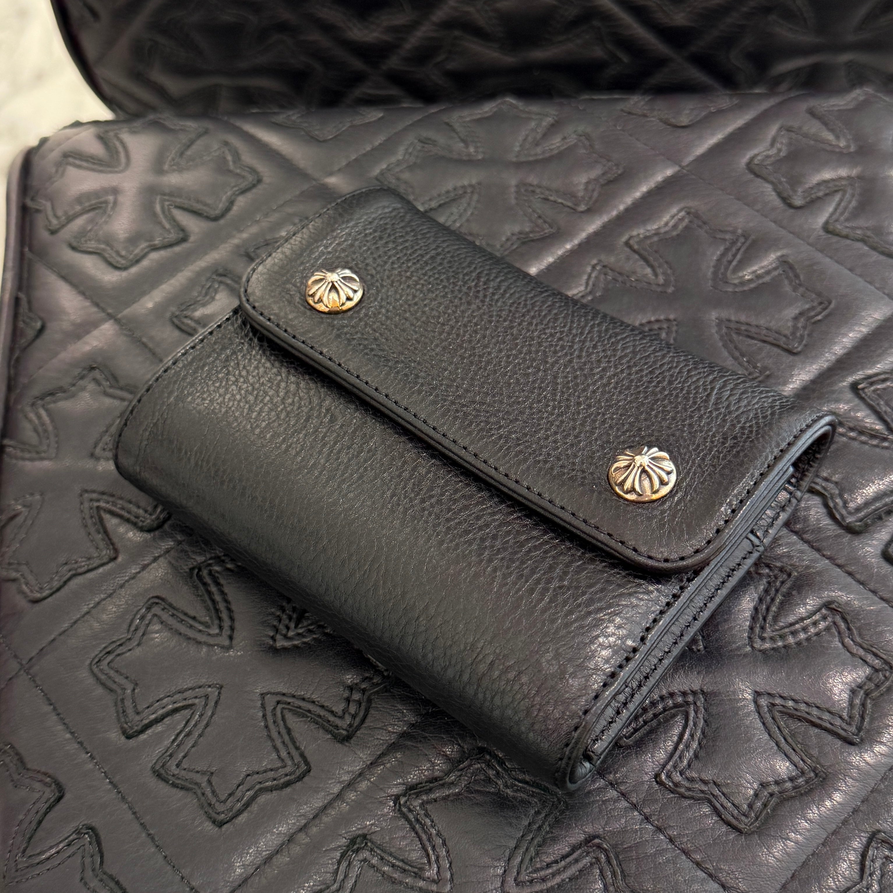 CHROME HEARTS Wave Mini Cross Ball Wallet クロムハーツ ウェーブ ミニ クロスボール ウォレット