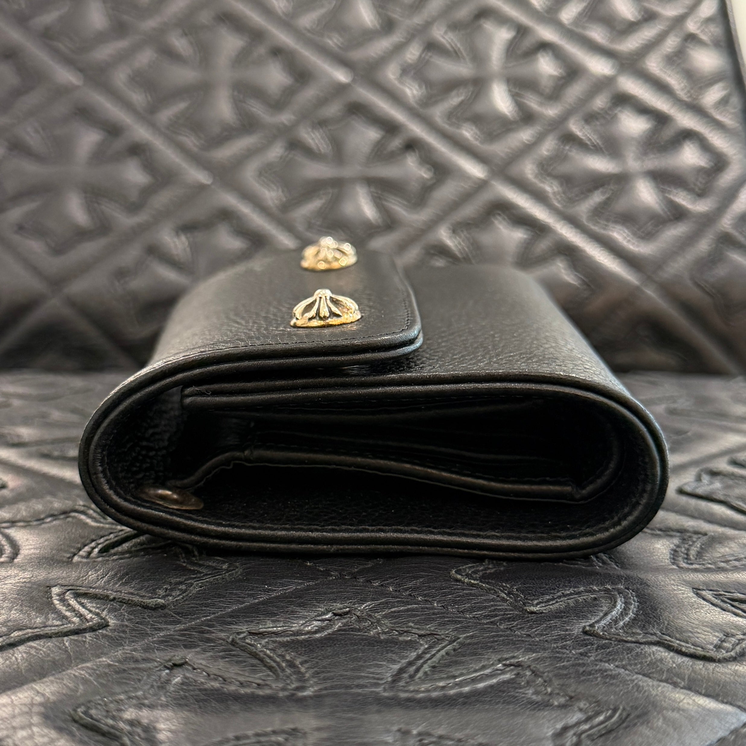 CHROME HEARTS Wave Mini Cross Ball Wallet クロムハーツ ウェーブ ミニ クロスボール ウォレット