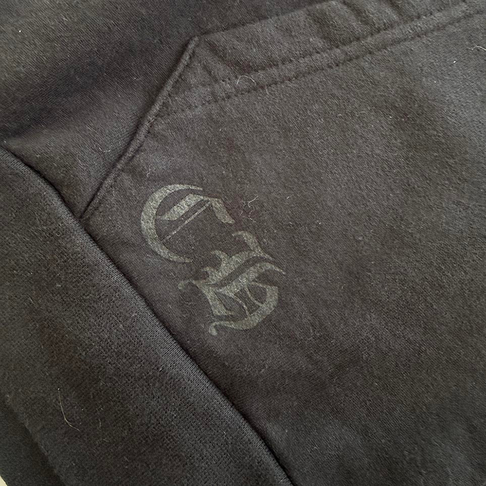 CHROME HEARTS 2022SS MLTCOL CEM CRS Zip Up Hoodie Size M クロムハーツ マルチカラー セメタリークロス ジップアップフーディ サイズM