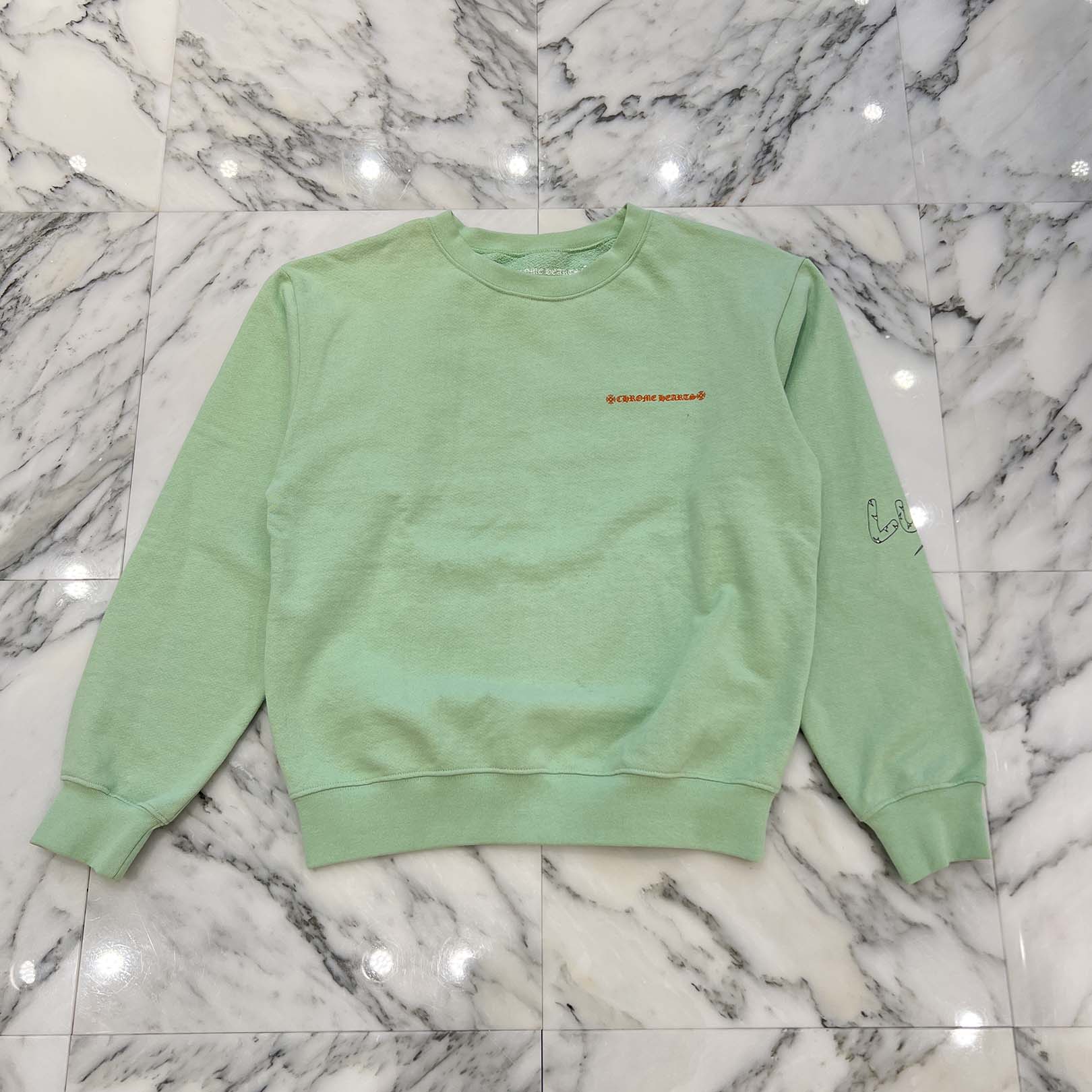 CHROME HEARTS × MATTY BOY PPO SEAFORM GRN Sweat Shirt Size M クロムハーツ × マッティボーイ PPO シーフォーム スウェットシャツ サイズ M