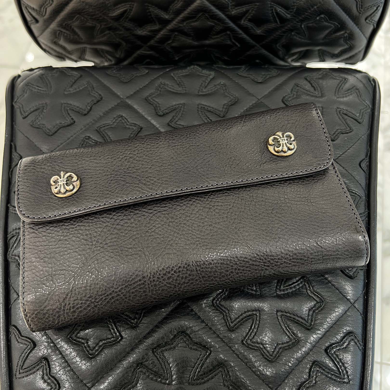 CHROME HEARTS Wave BS Flare Ball Wallet クロムハーツ ウェーブ BSフレアボール ウォレット