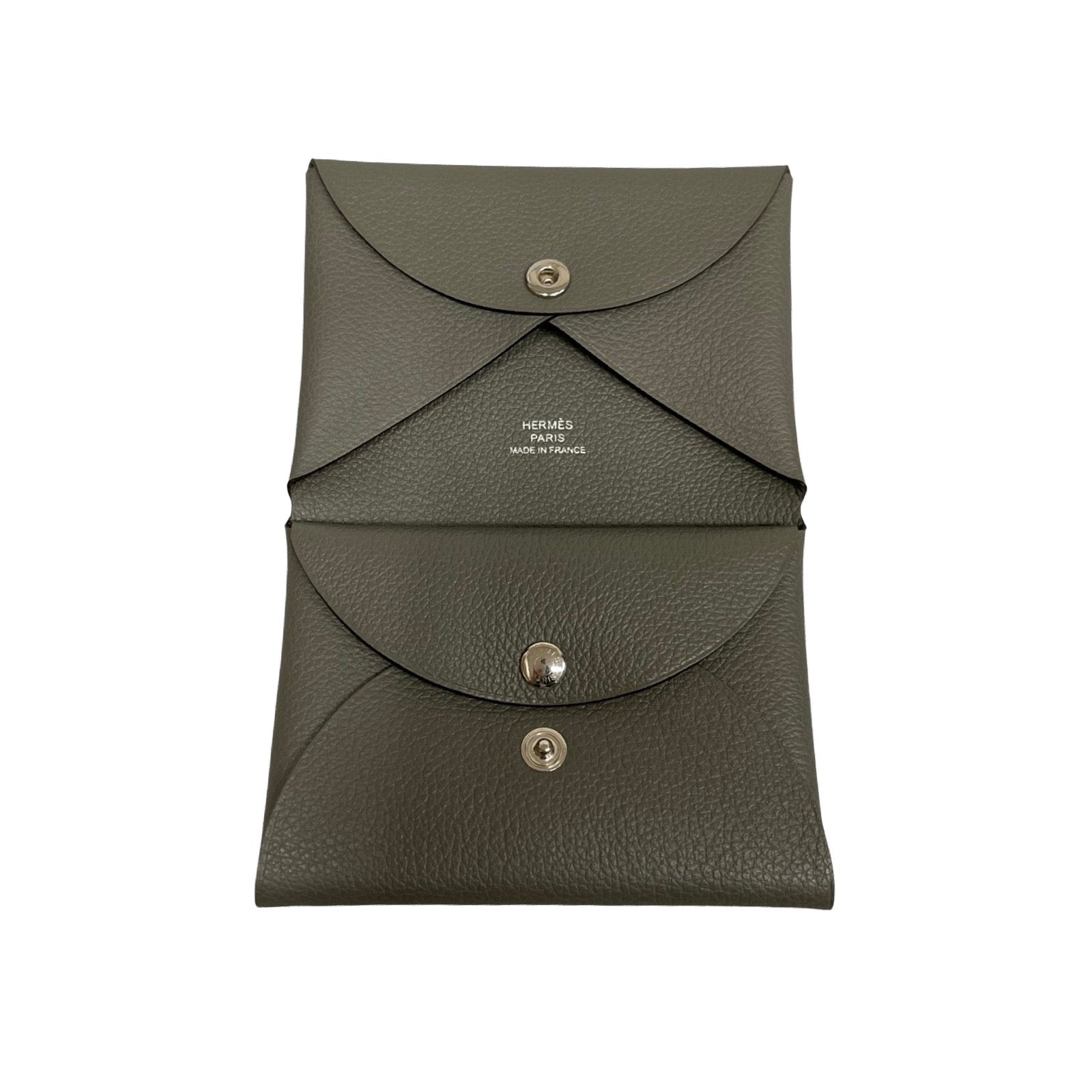 HERMES 2021AW Calvi Duo Card Case H044164CK37