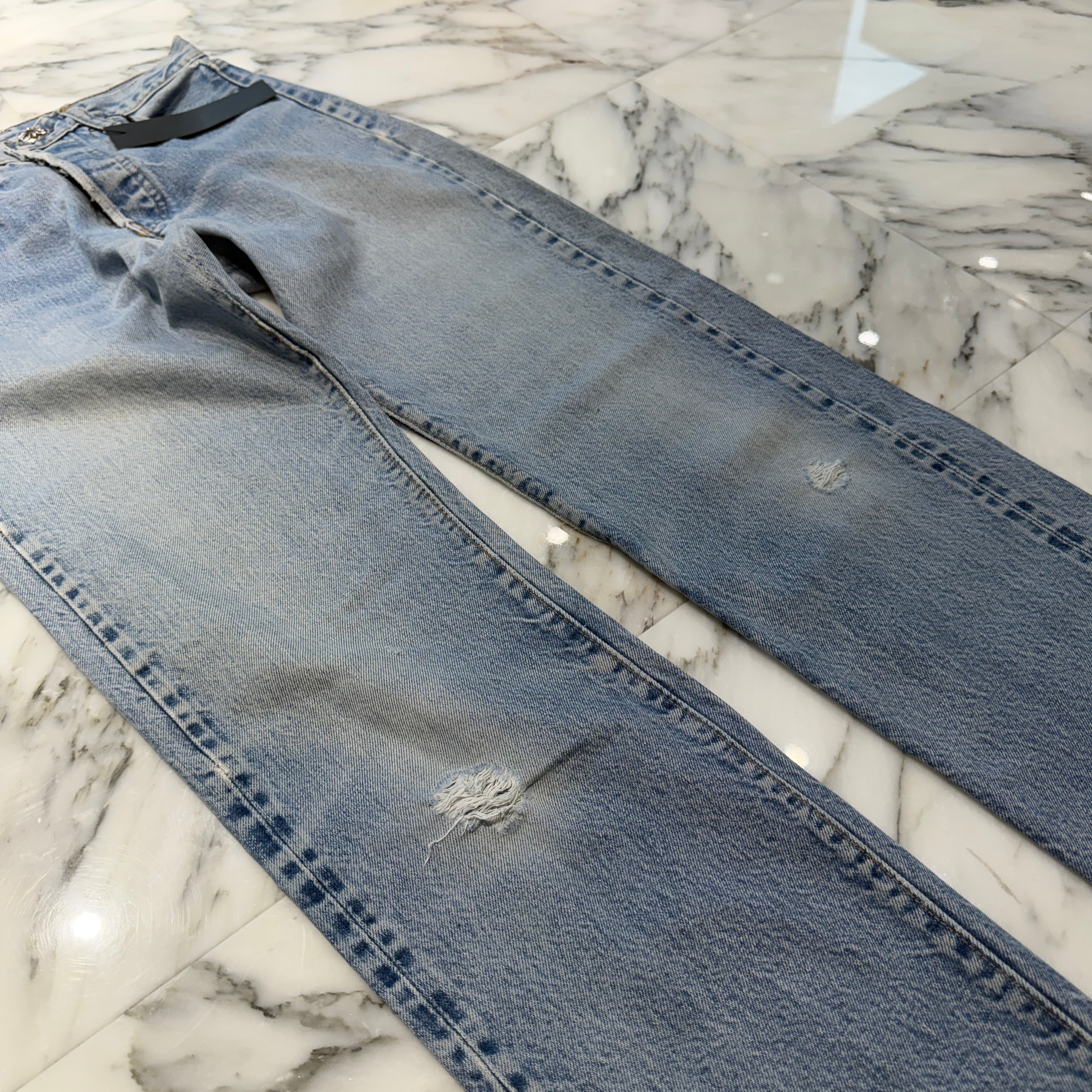 CHROME HEARTS × Levi's Body VNTG Cross Ball Button Denim Pants Size 28 クロムハーツ × リーバイスボディ ヴィンテージ クロスボールボタン デニムパンツ サイズ28