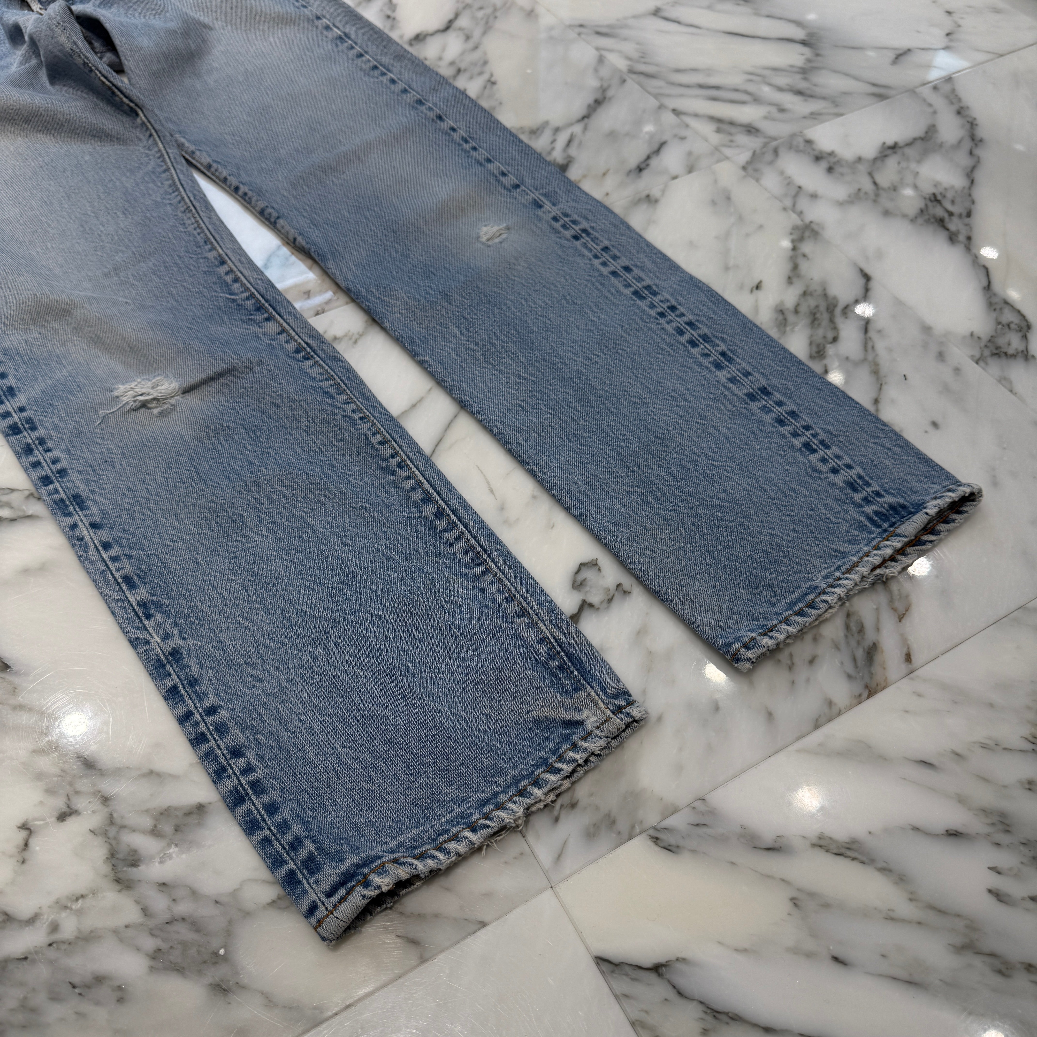 CHROME HEARTS × Levi's Body VNTG Cross Ball Button Denim Pants Size 28 クロムハーツ × リーバイスボディ ヴィンテージ クロスボールボタン デニムパンツ サイズ28