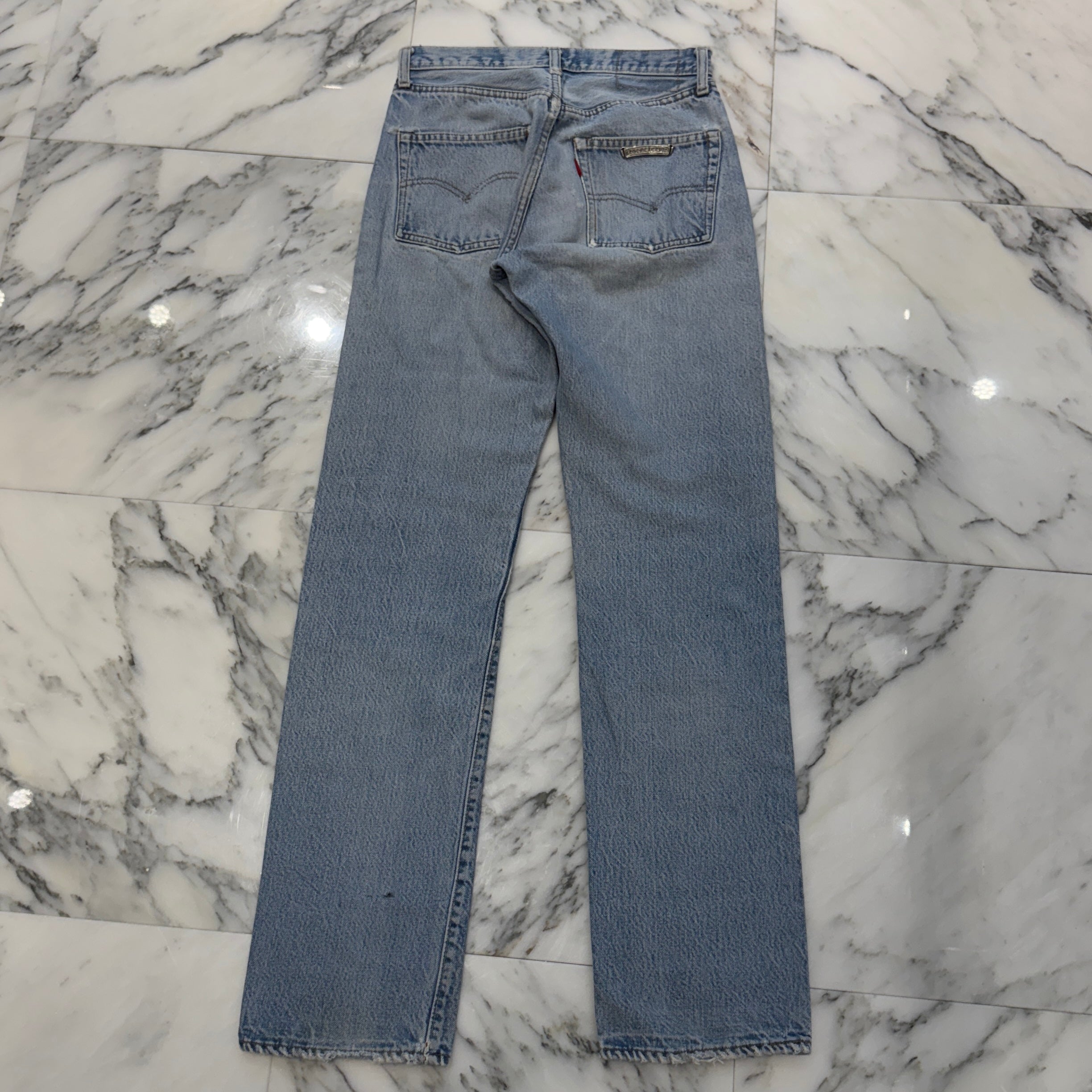 CHROME HEARTS × Levi's Body VNTG Cross Ball Button Denim Pants Size 28 クロムハーツ × リーバイスボディ ヴィンテージ クロスボールボタン デニムパンツ サイズ28