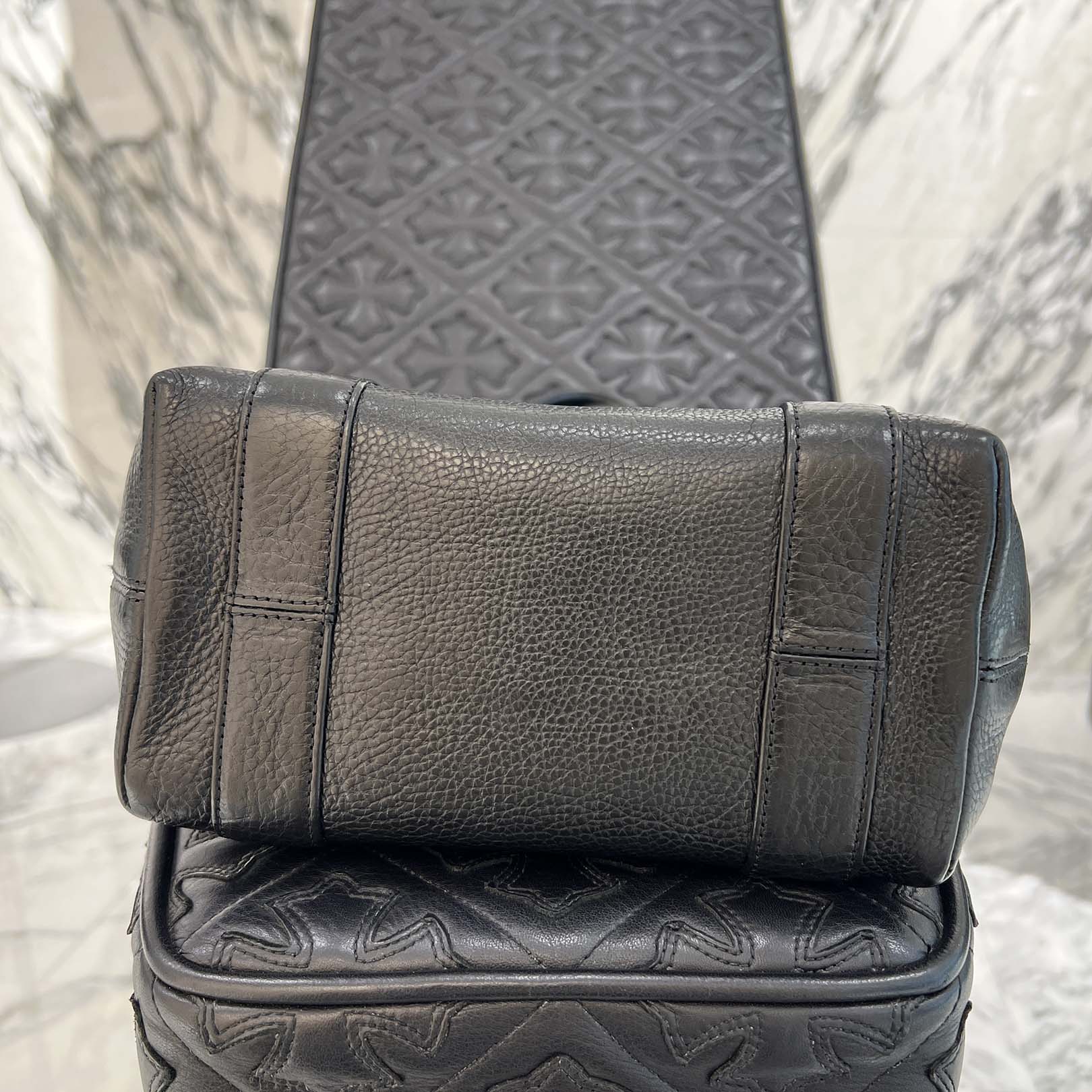 CHROME HEARTS Leather Tote Mini Bag クロムハーツ レザー トート ミニ バッグ