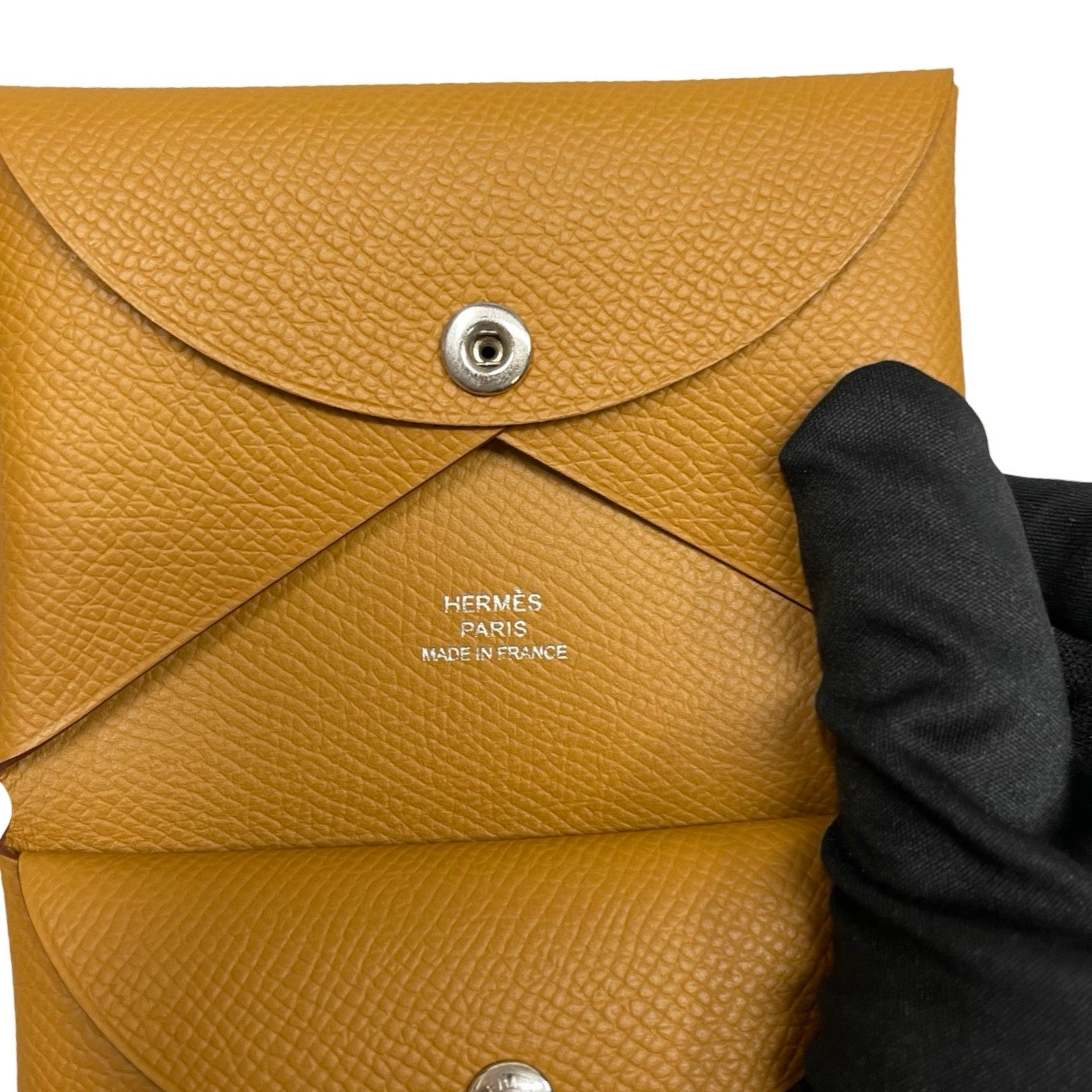 HERMES 2021AW Calvi Duo Card Case H044164CK37