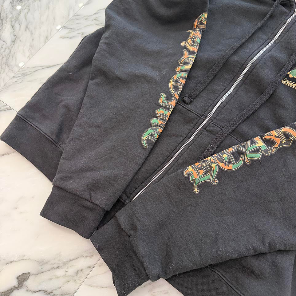 CHROME HEARTS Camo Horseshoe Zip Up Hoodie Size L クロムハーツ カモ ホースシュー ジップアップ フーディー サイズL