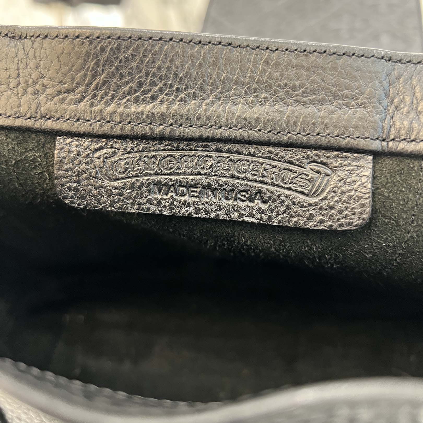 CHROME HEARTS Leather Tote Mini Bag クロムハーツ レザー トート ミニ バッグ