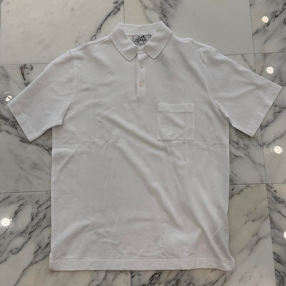 HERMES 2025AW H Embroidered Logo Polo Shirt Size L エルメス H刺繡ロゴ ポロシャツ サイズL