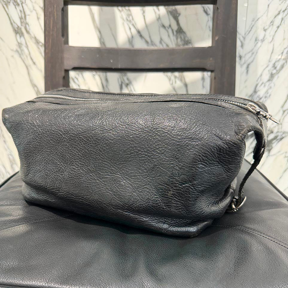 CHROME HEARTS Shaving Leather Pouch Bag  クロムハーツ シェービング レザー ポーチ バッグ