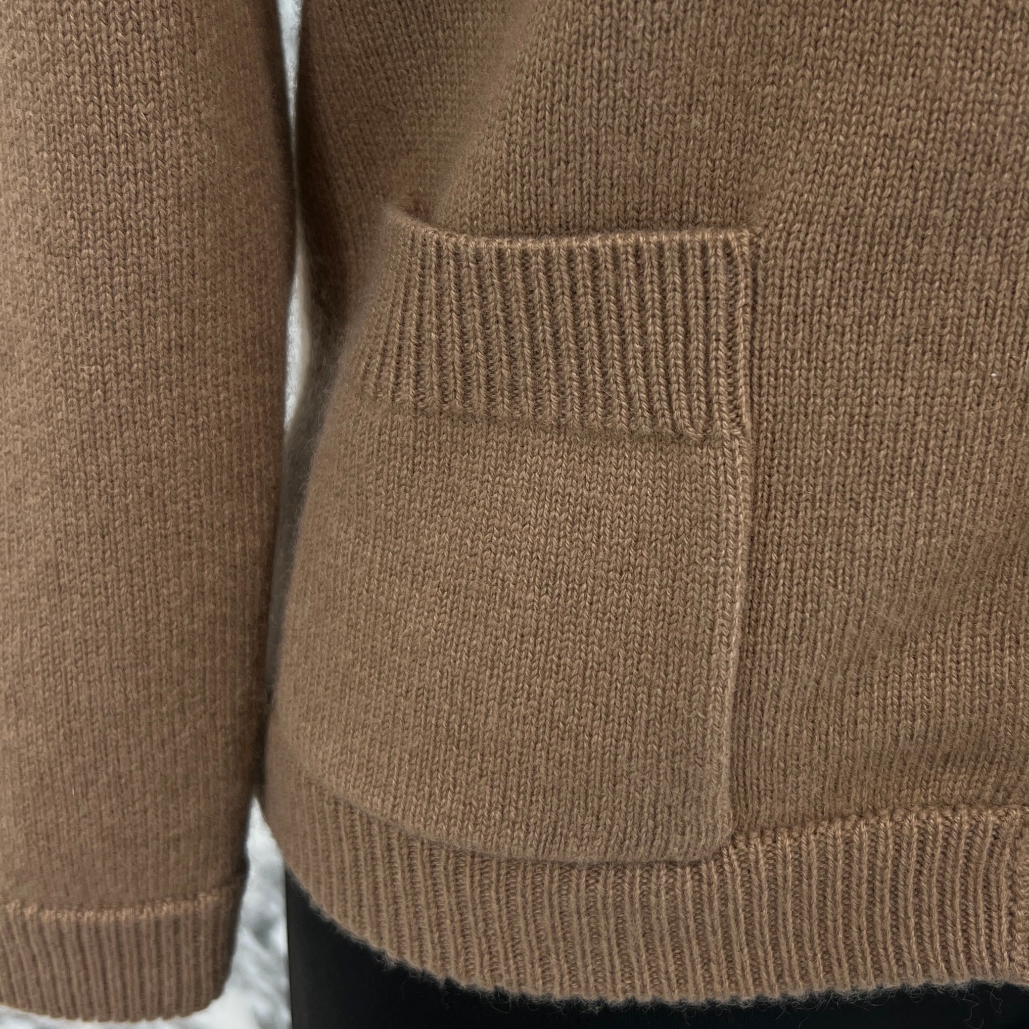 CHROME HEARTS Y NOT King Taco 3 Cemetery Cross Leather Patch Cashmere Knit Cardigan Size 10Y クロムハーツ ワイノット キングタコ 3セメタリークロスレザーパッチ カシミアニット カーディガン サイズ10Y