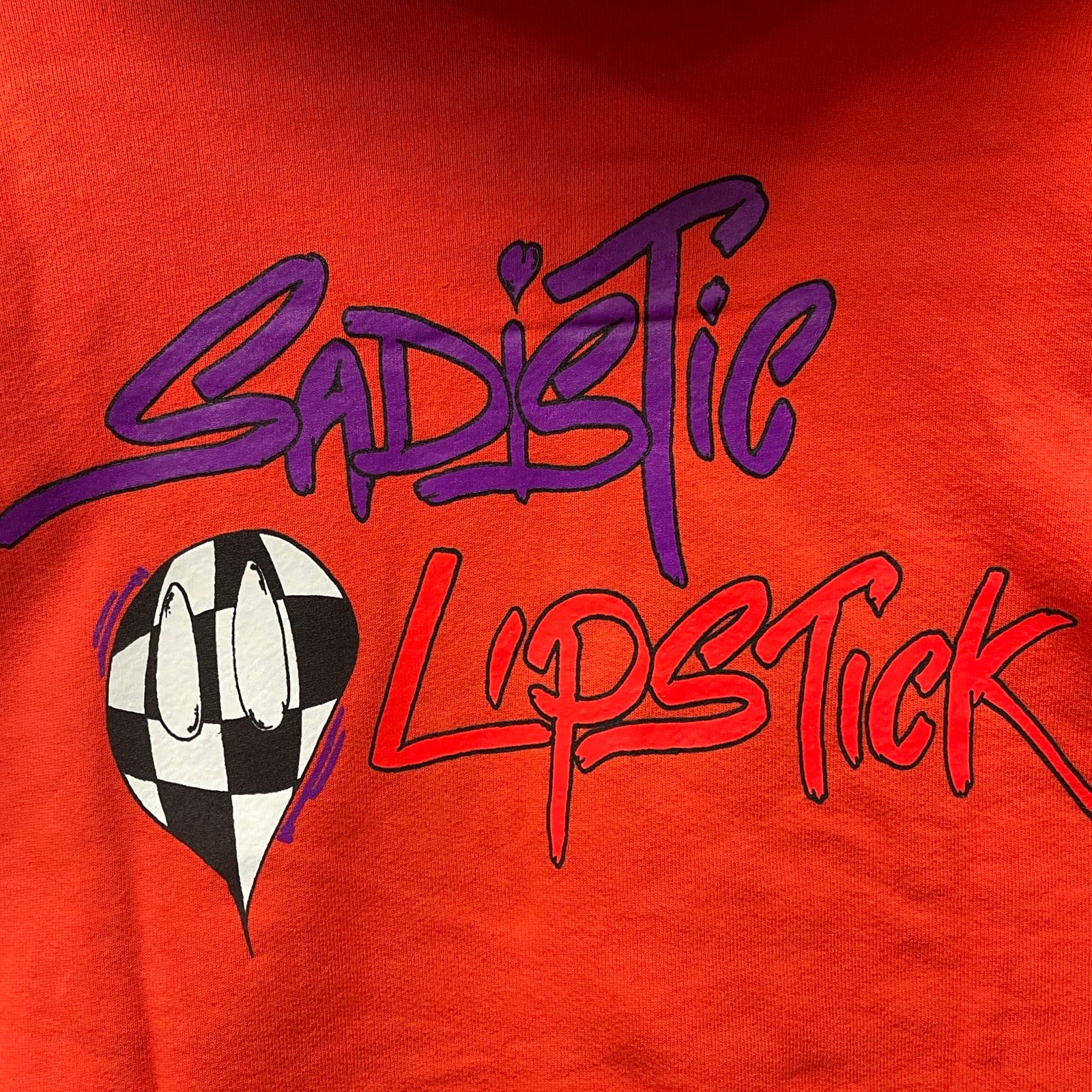 CHROME HEARTS×MATTY BOY 2023SS Sadistic Lipstick Pullover Hoodie Size S