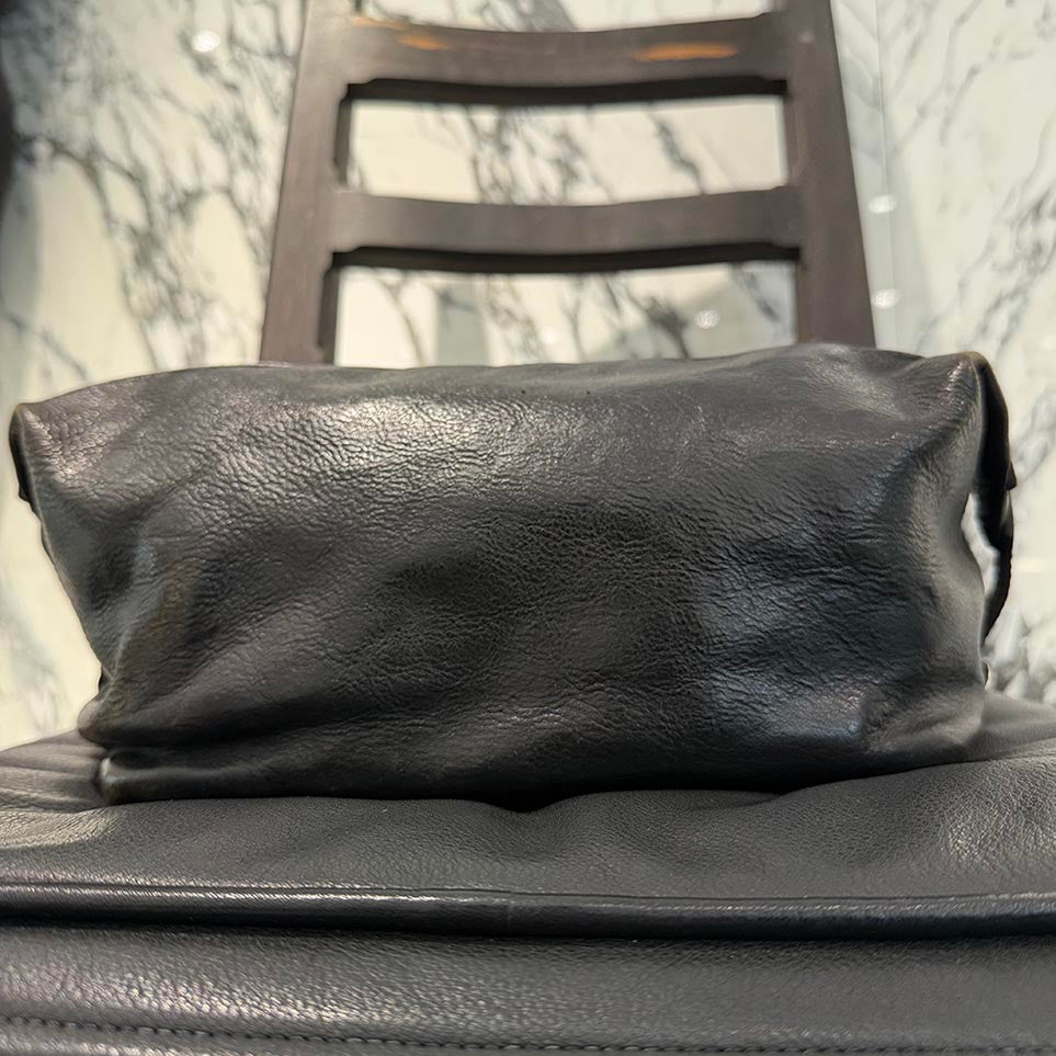 CHROME HEARTS Shaving Leather Pouch Bag  クロムハーツ シェービング レザー ポーチ バッグ