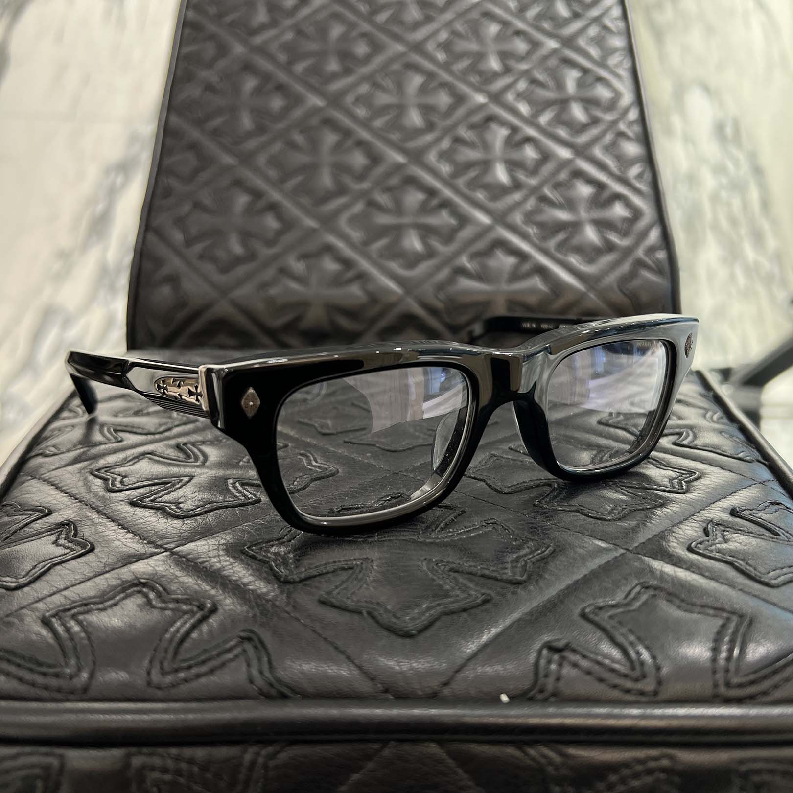 CHROME HEARTS CRYPDIC Sunglasses Size 51□22-142 クロムハーツ クリプディック サングラス サイズ51□22-142